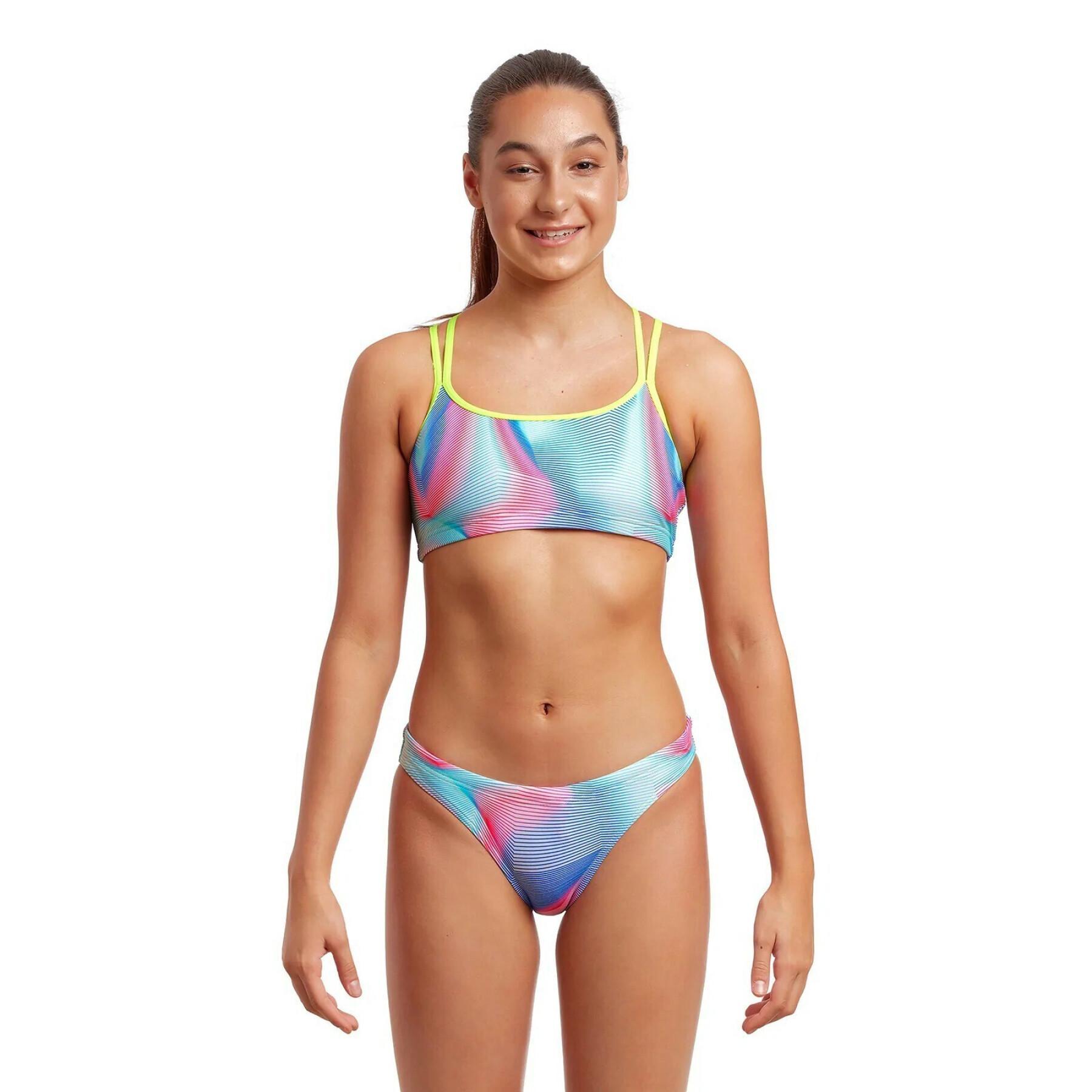 2-piece swimsuit for girls Funkita Criss Cross