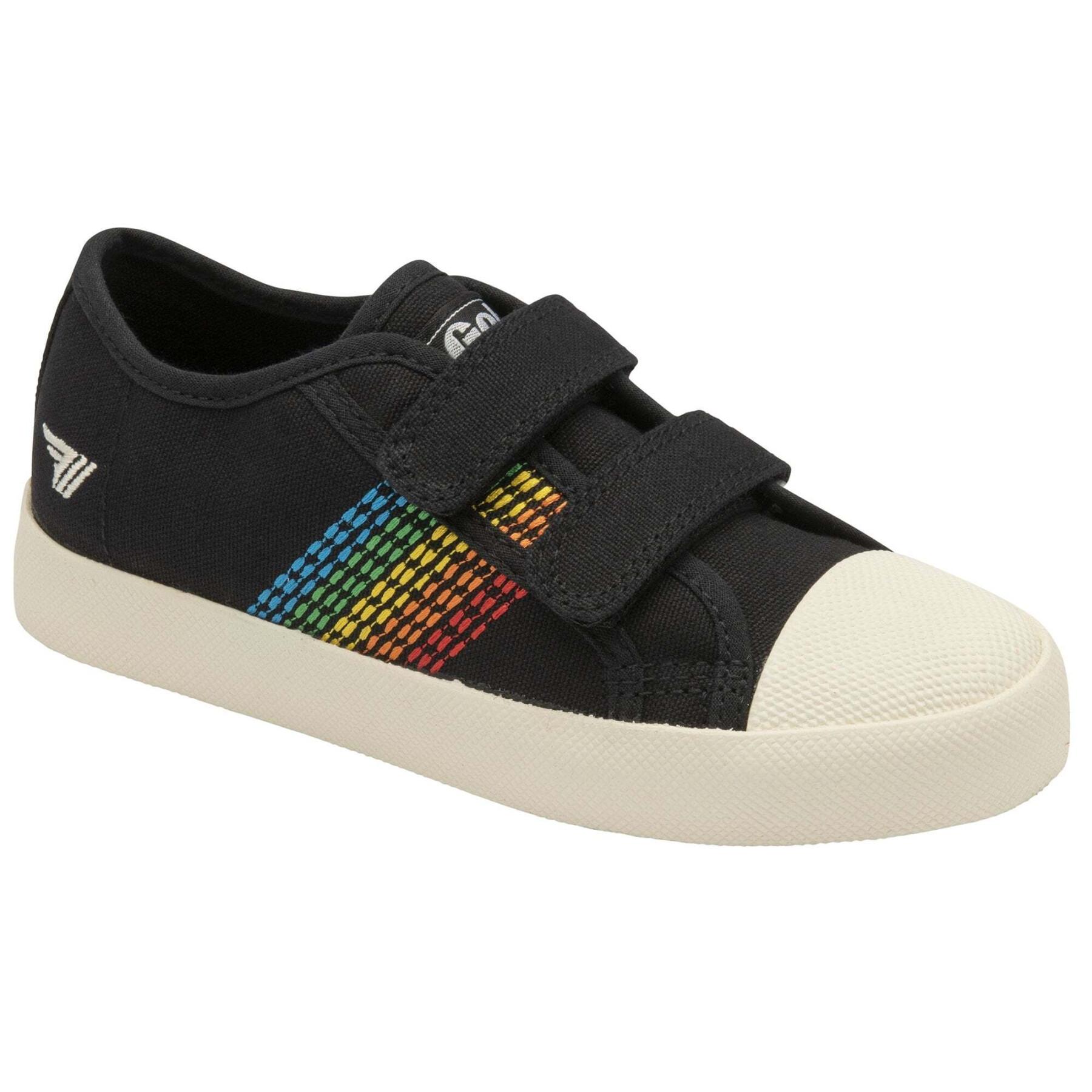 Girl's scratch sneakers Gola Coaster Rainbow Stitch