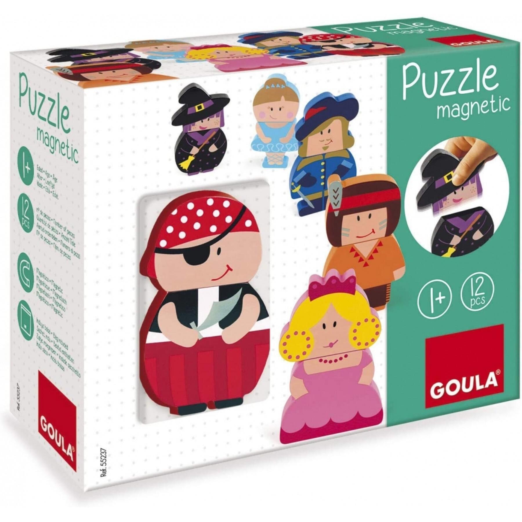 Magnetic puzzle characters Goula