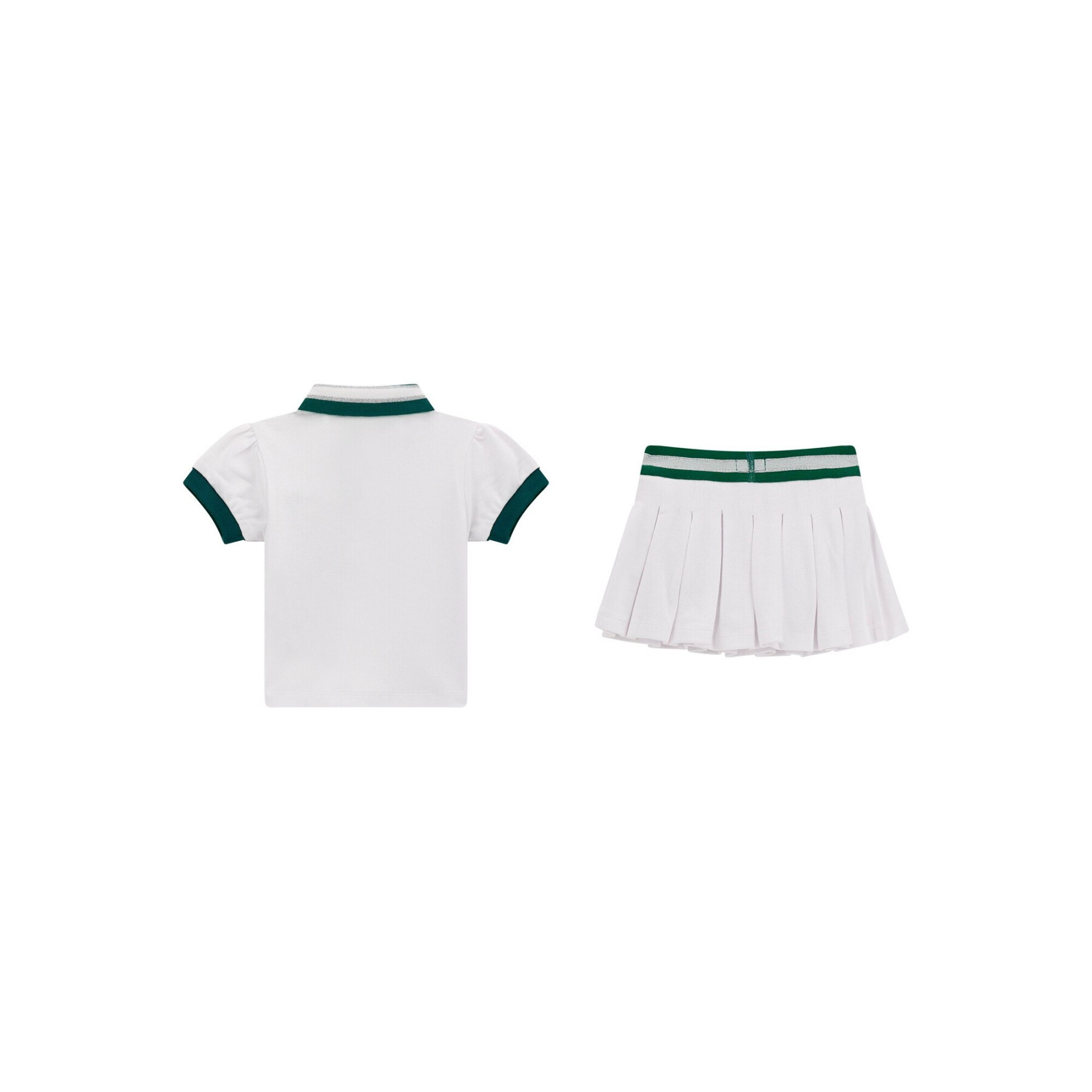 Baby girl polo + pleated skirt set Guess