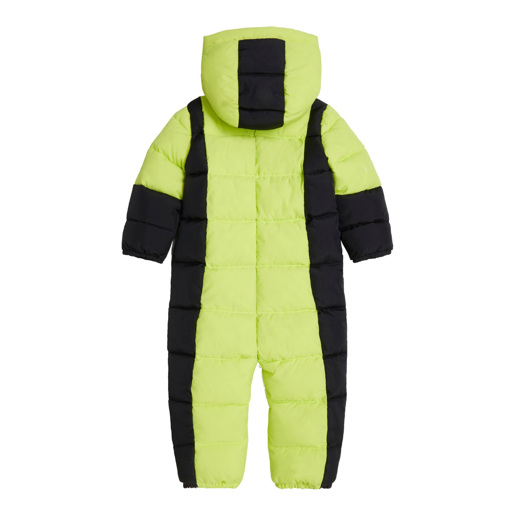 Padded hooded jumpsuit with long sleeves baby Guess