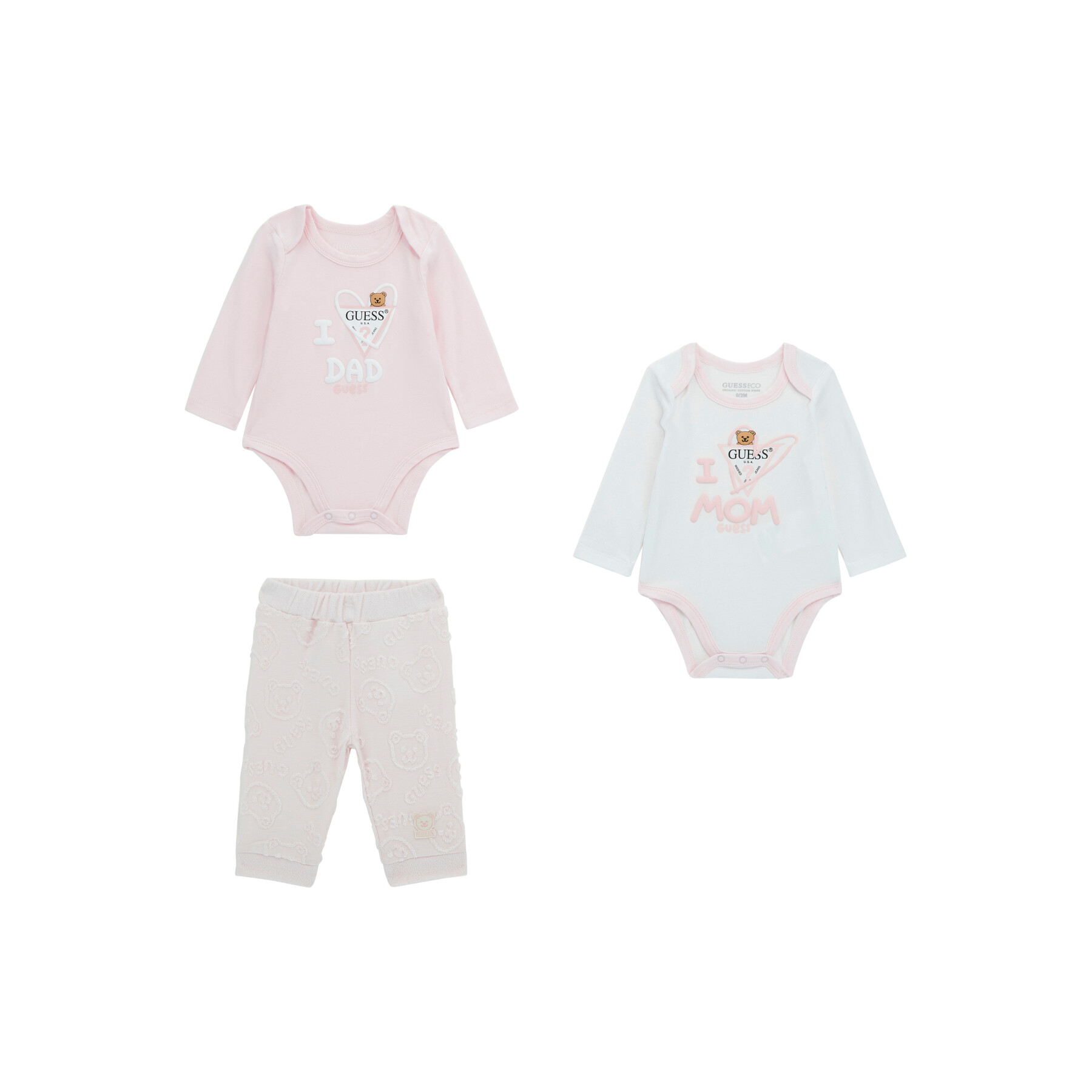 Baby bodysuit + jogging set Guess (x2)