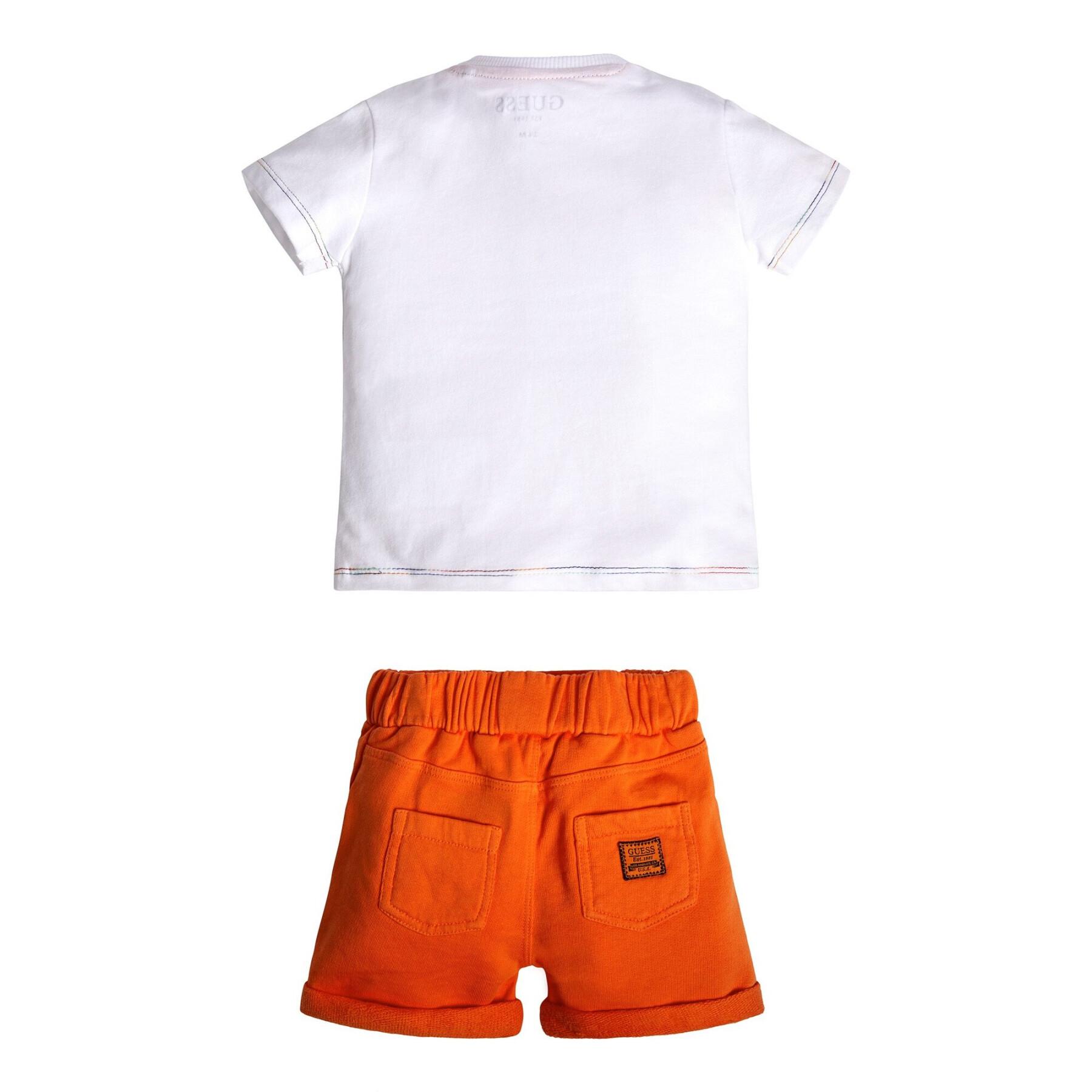 Baby boy t-shirt + shorts set Guess