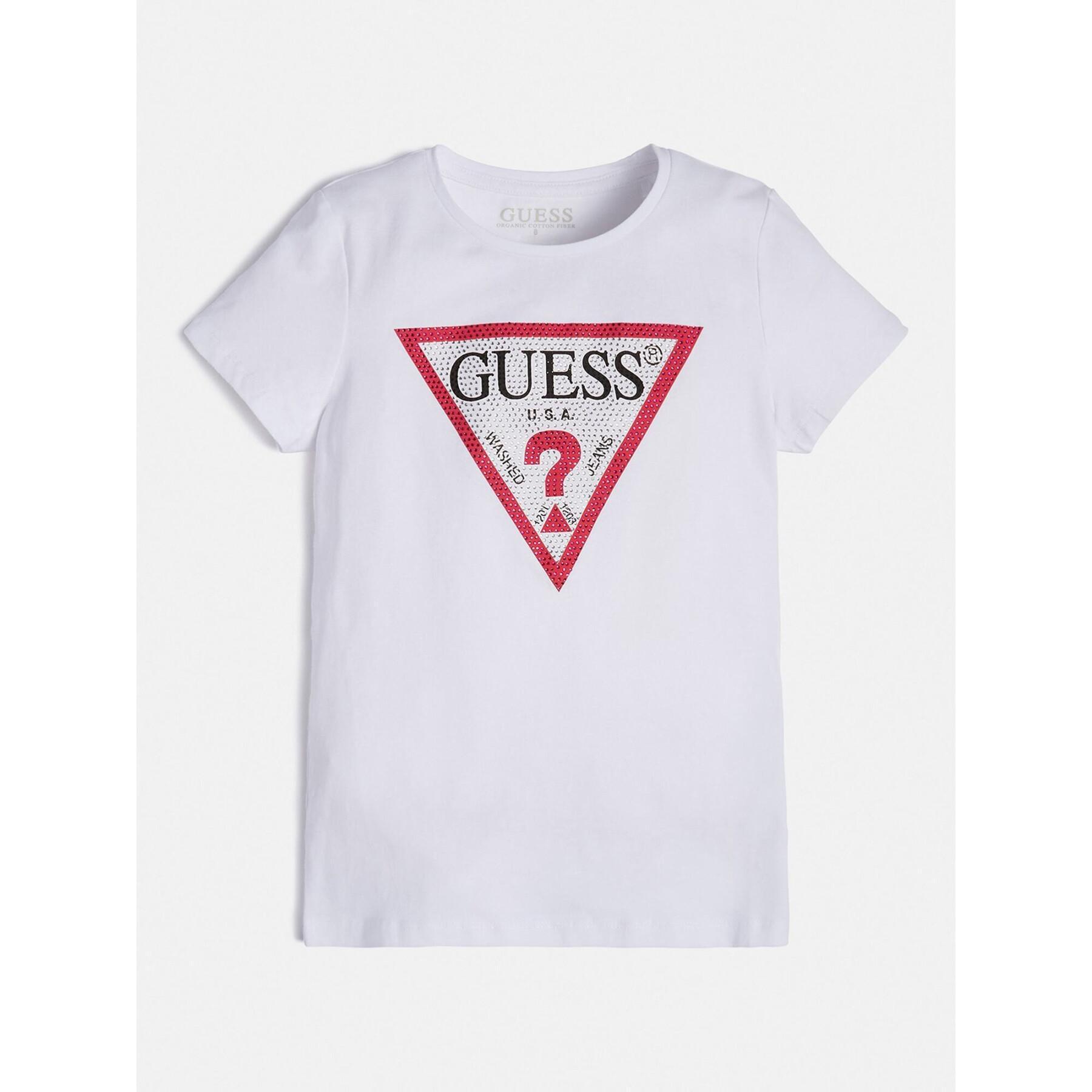 Girl's soft organic jersey T-shirt Guess