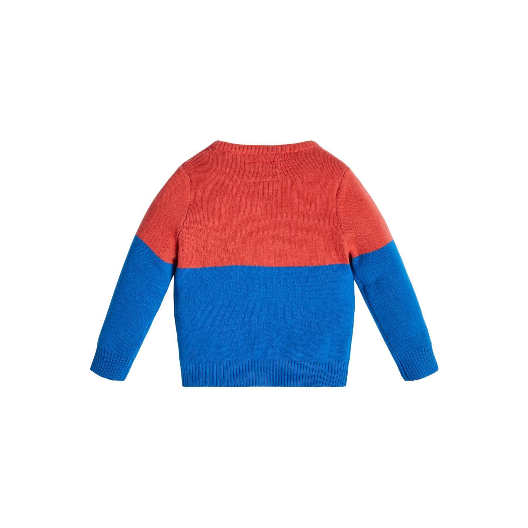 Organic cotton baby boy sweater Guess