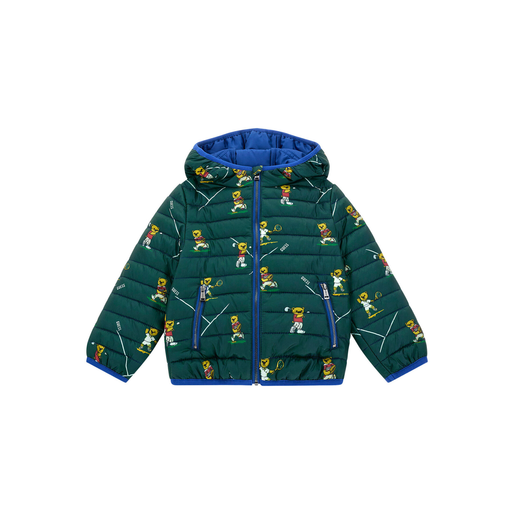 Baby boy zipped hooded jacket Guess