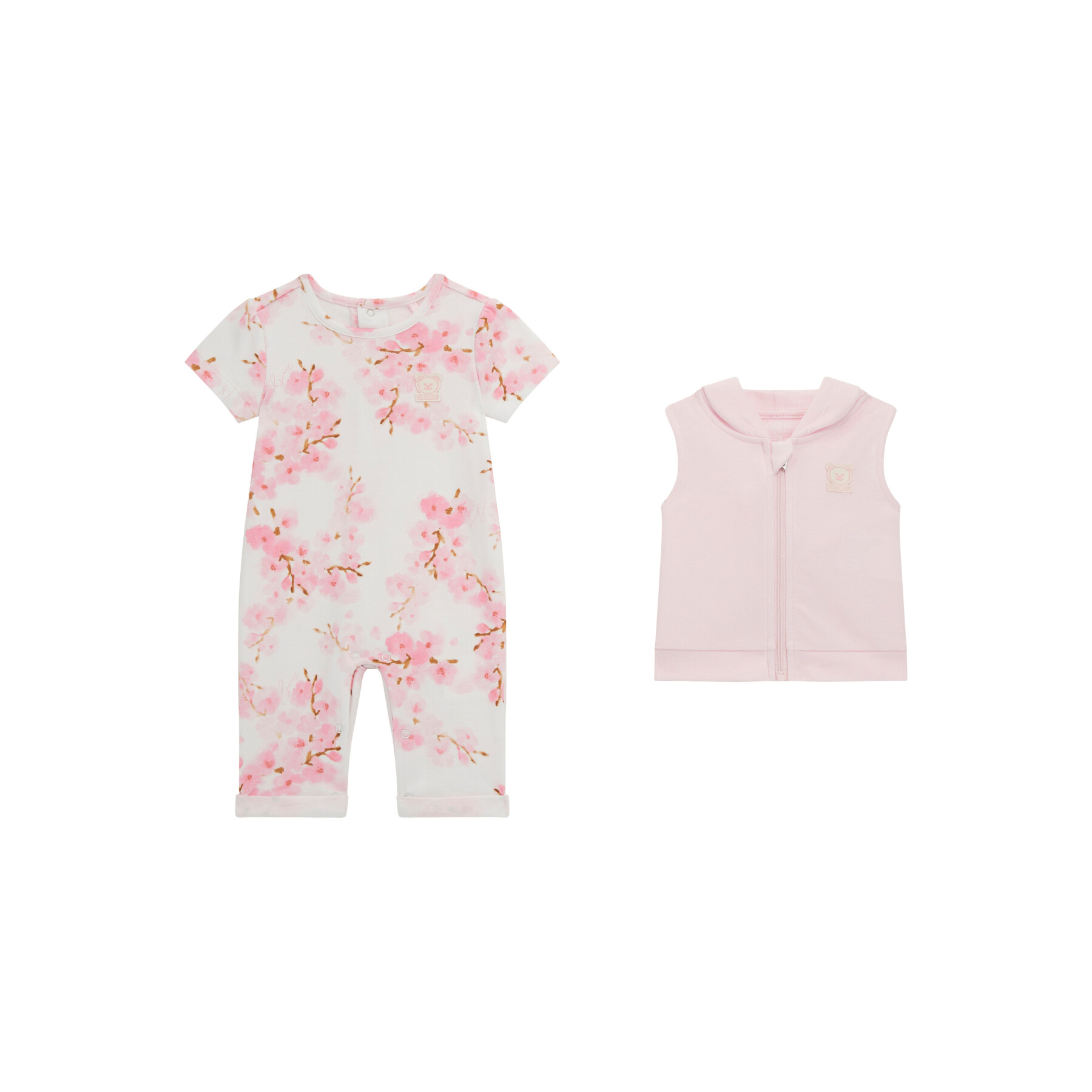 Baby girl jacket + overalls set Guess