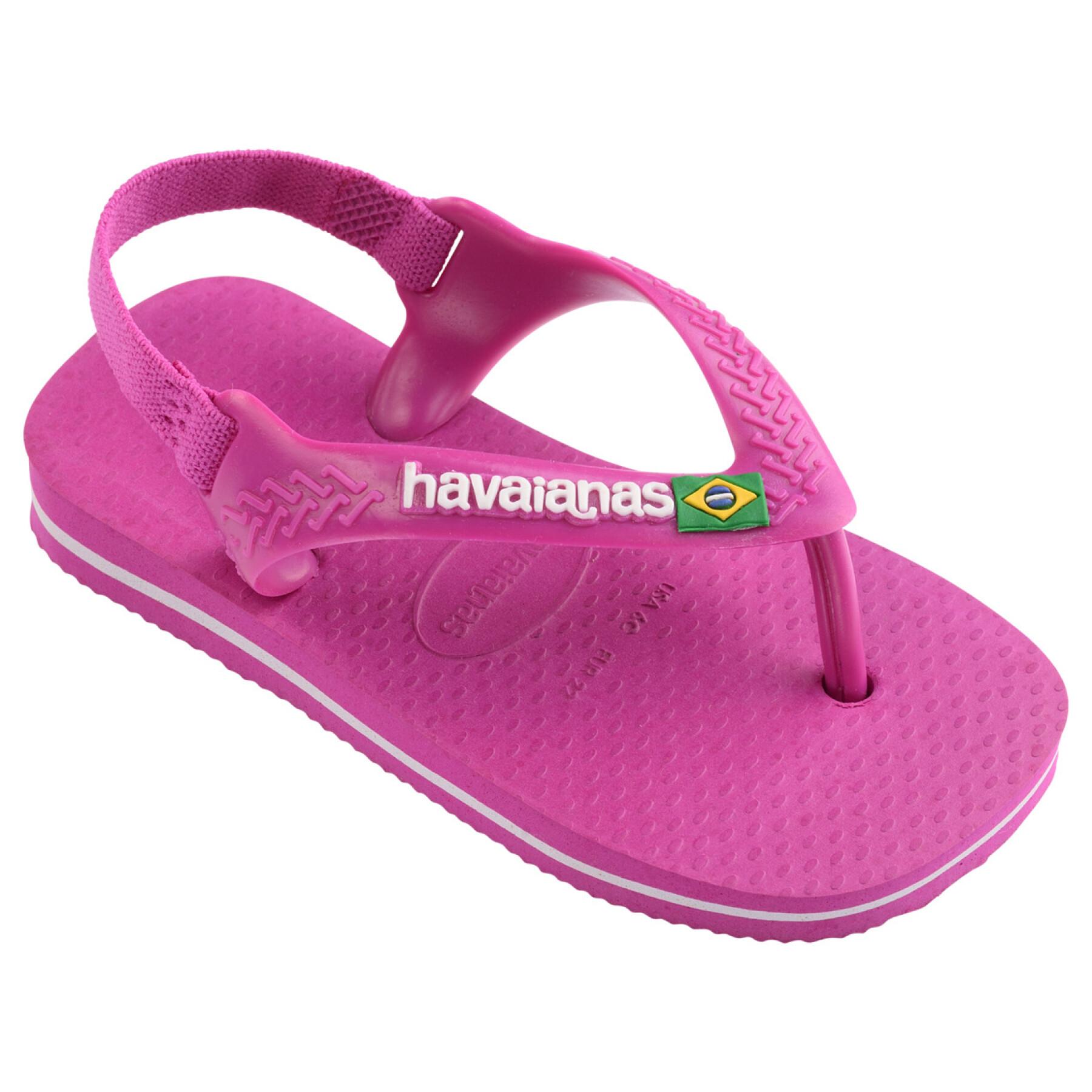 Baby flip-flops Havaianas Brasil Logo II