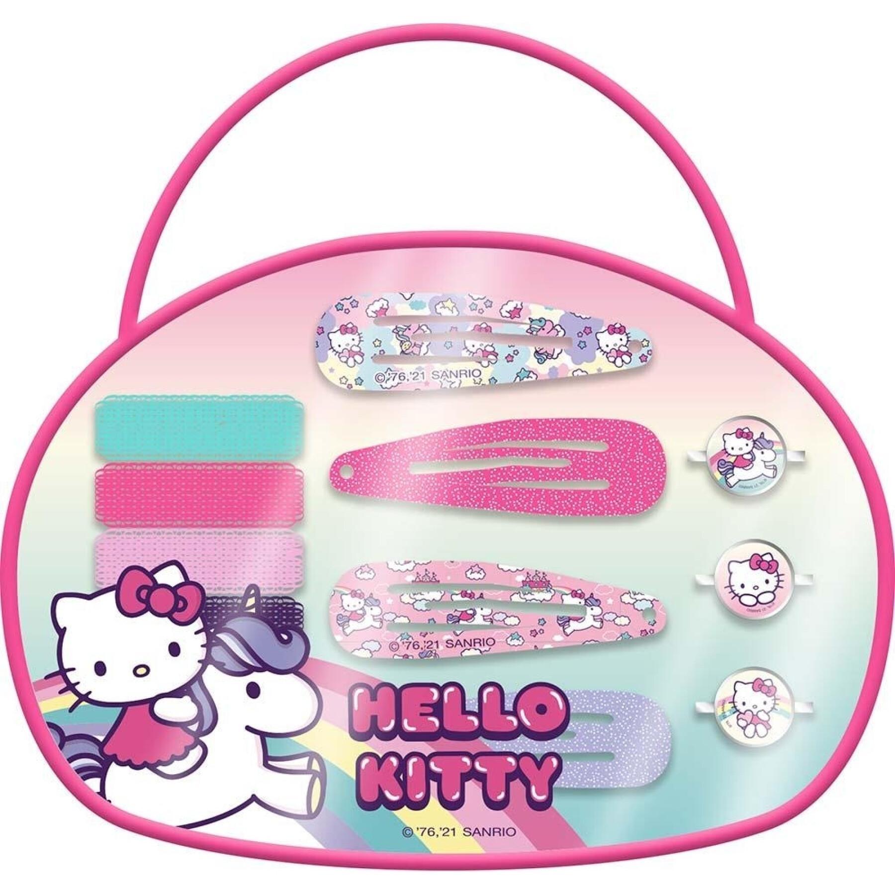 Bag of 12 hair accessories Hello Kitty