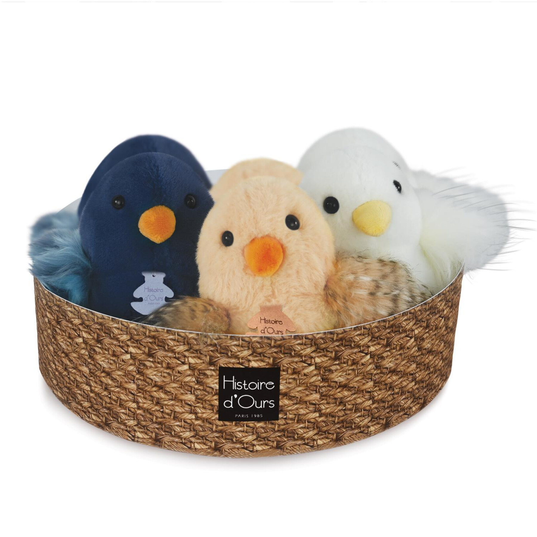 Assorted plush chicks Histoire d'Ours Display  (x3)