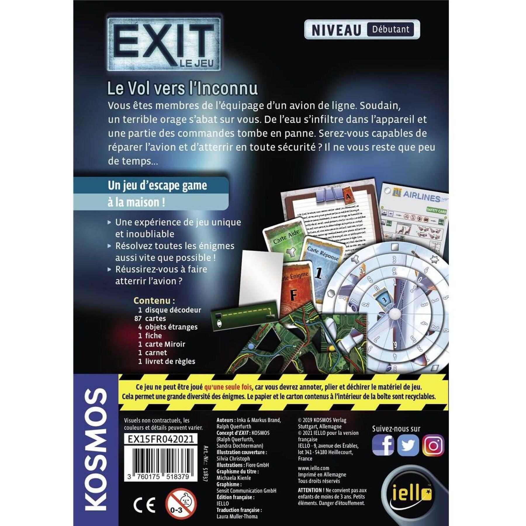 Board games IELLO Exit - Le Vol vers L'Inconnu