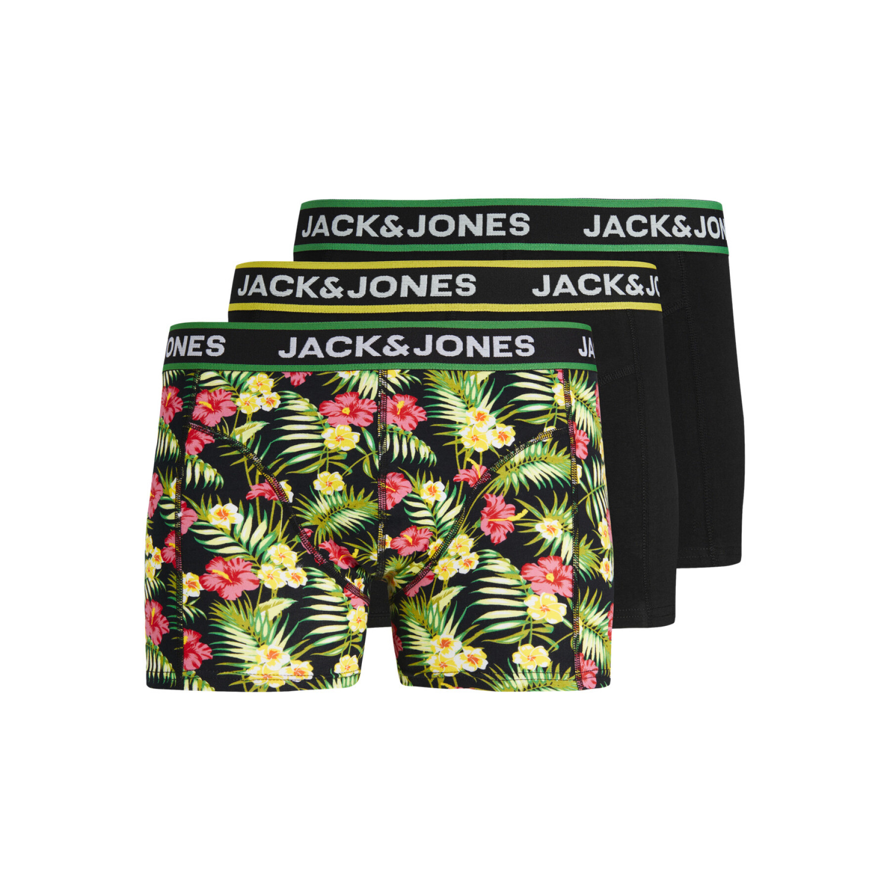 Children's boxer shorts Jack & Jones Pink Flowers (x3)