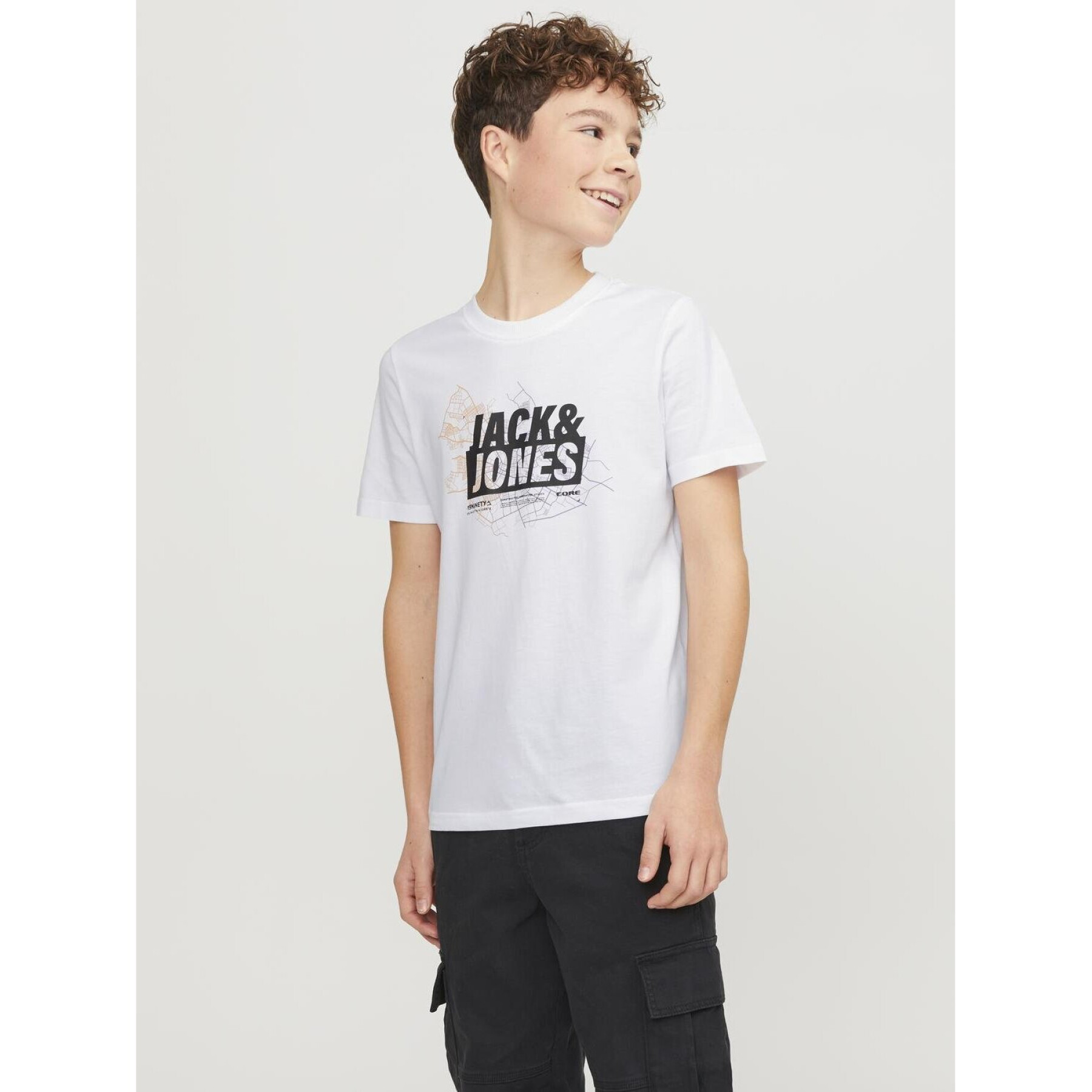Kid's T-shirt Jack & Jones Map Logo
