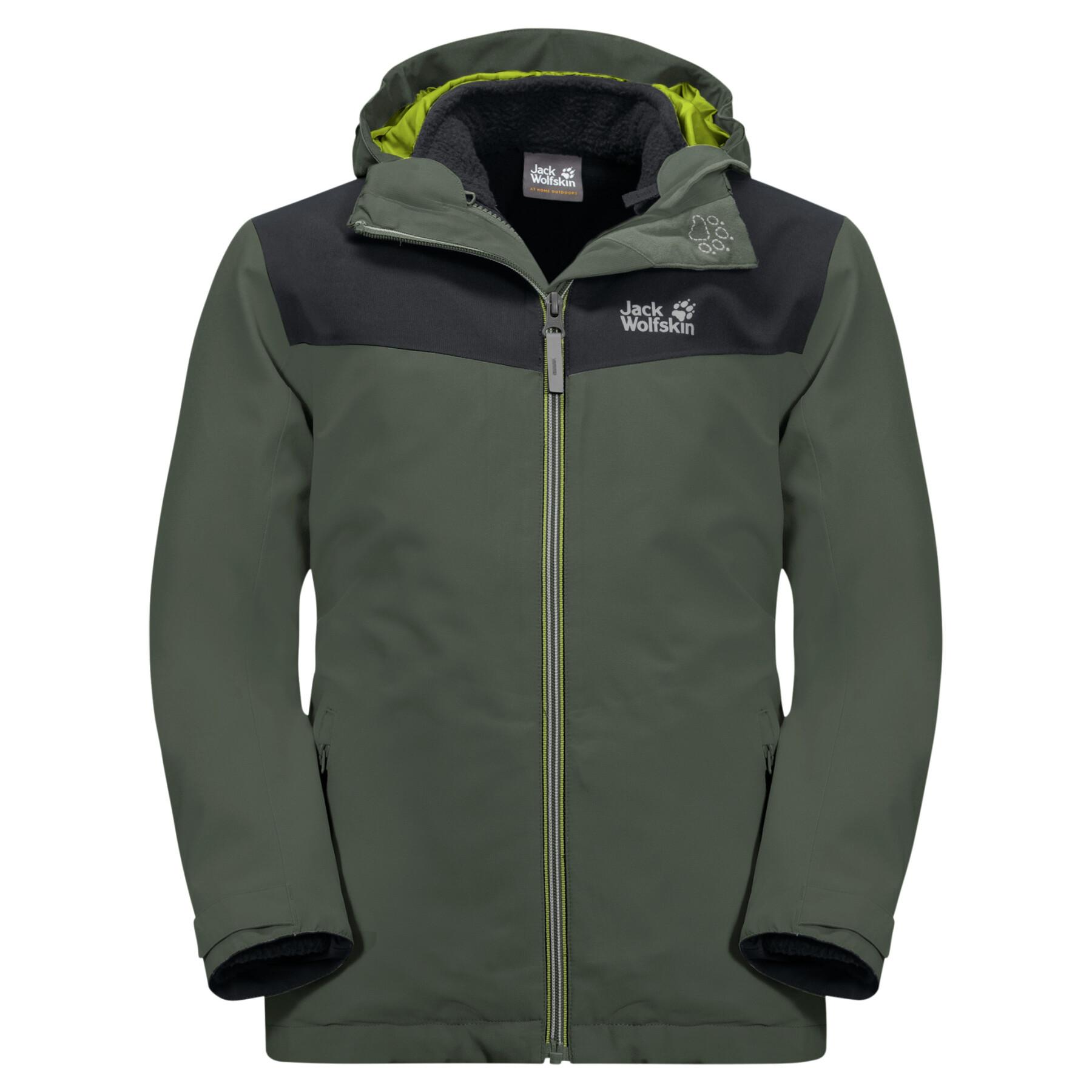 3-in-1 waterproof jacket for children Jack Wolfskin Snowfrost