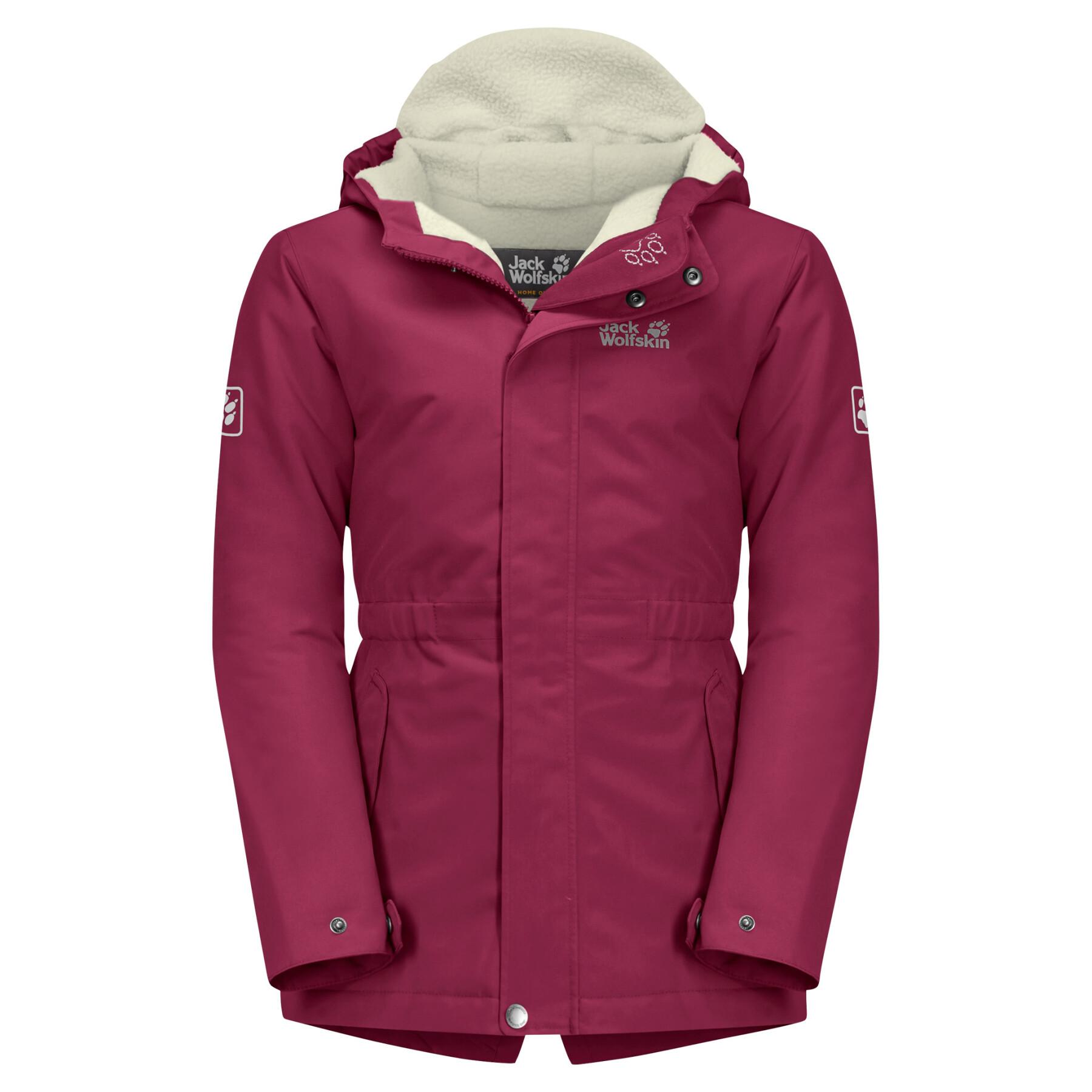 Waterproof jacket for girls Jack Wolfskin Cosy Bear