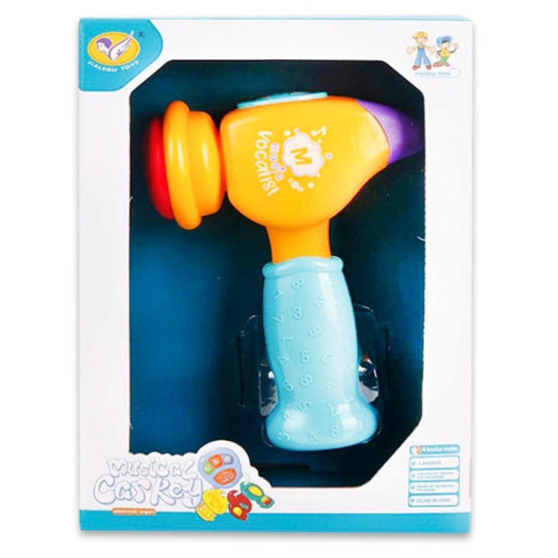 Light and musical preschool hammer Jialegu Toys