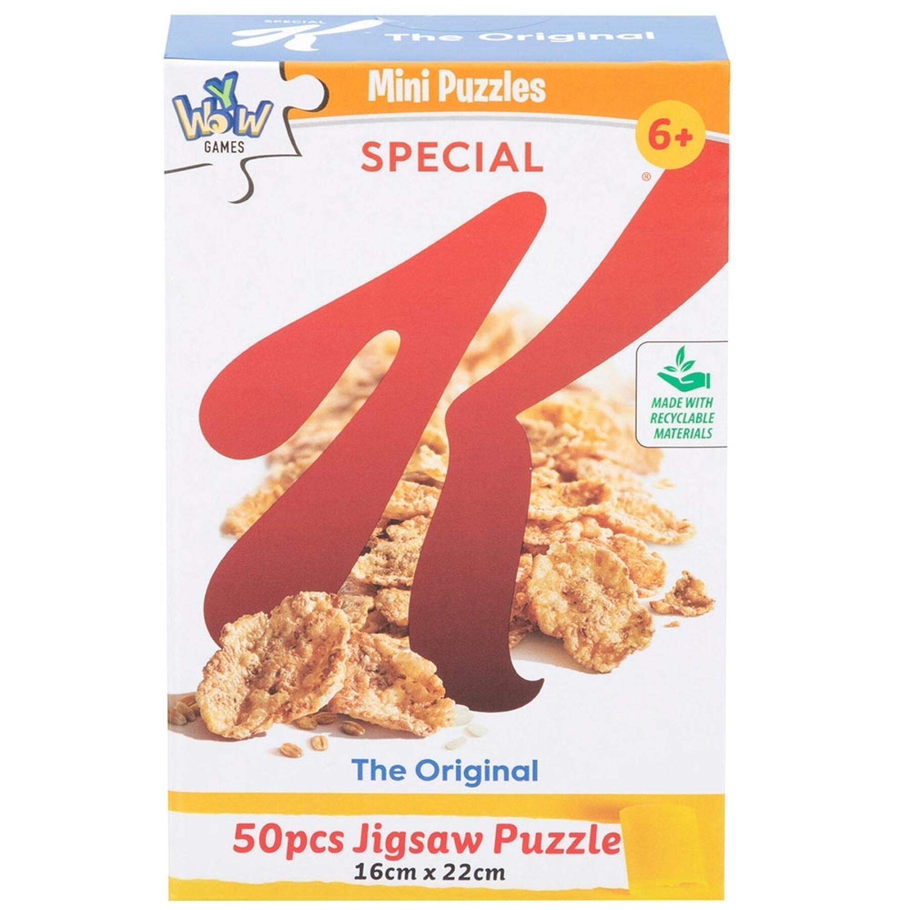Pack of 6 minis puzzles of 50 pieces Kellogs