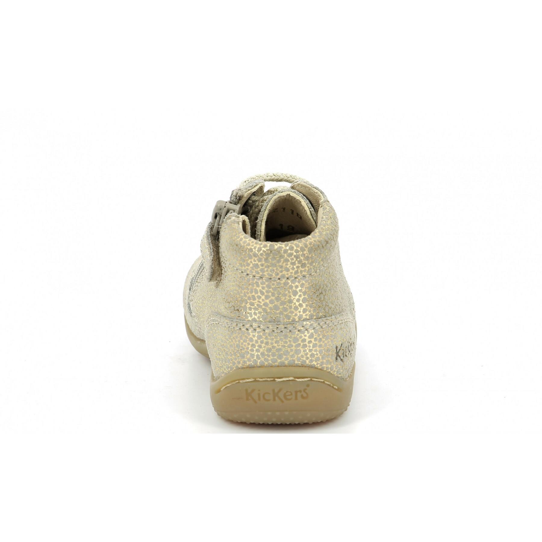 Baby girl booties Kickers Gulyflow