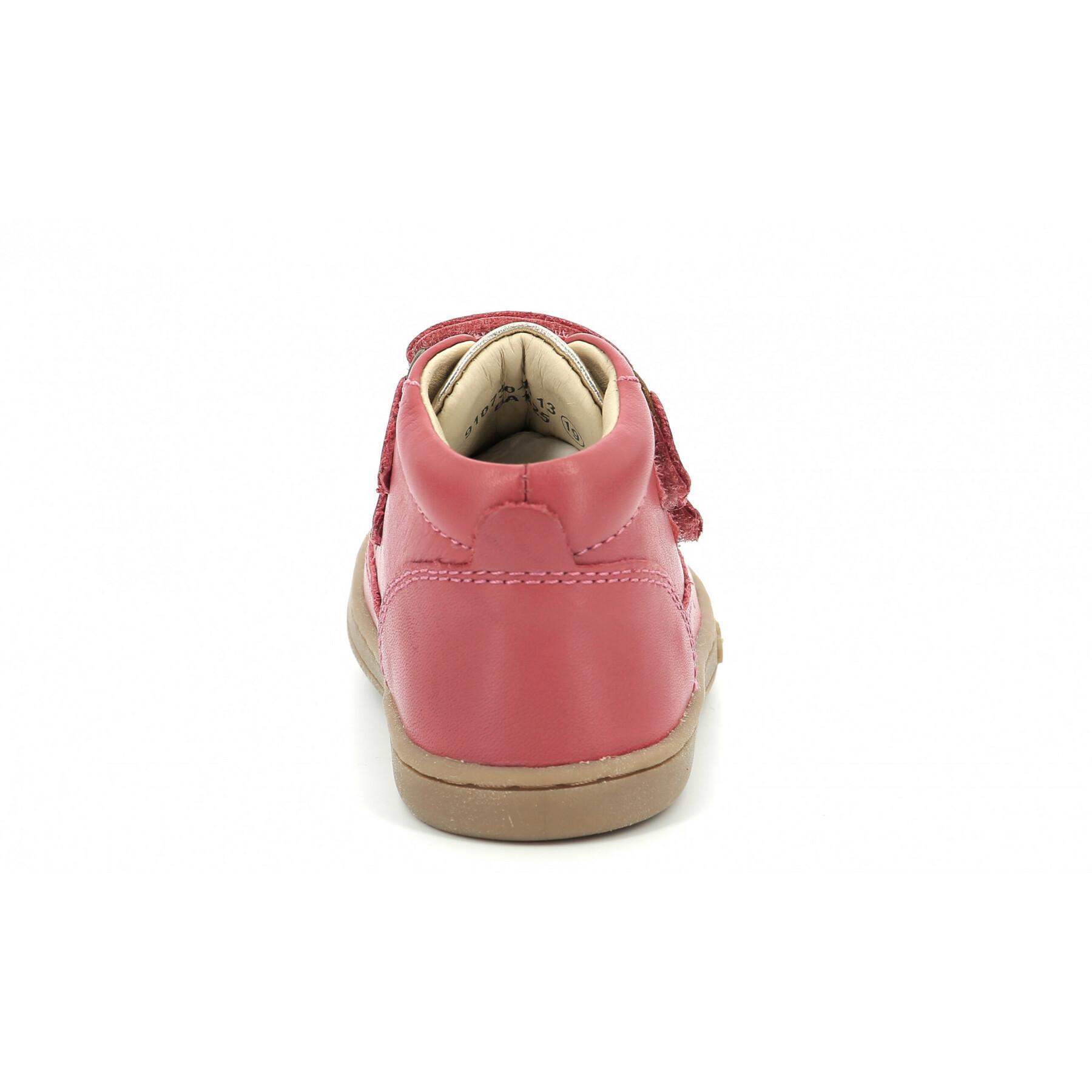 Baby girl sneakers Kickers Tractok