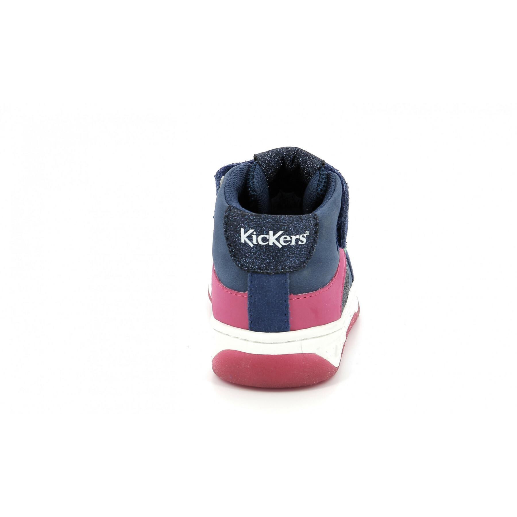 Baby girl sneakers Kickers Kickalien