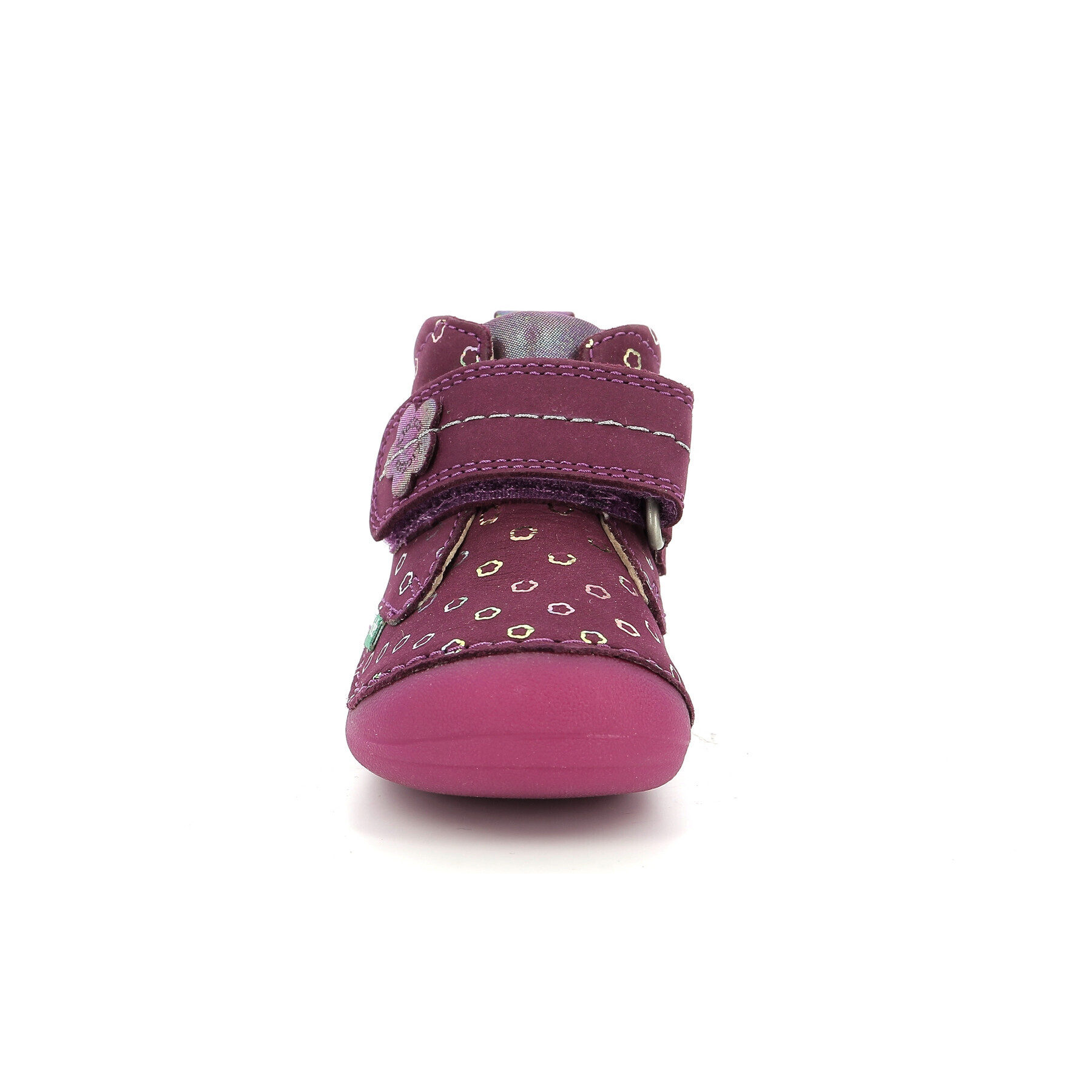 Baby girl leather boots Kickers Sabio