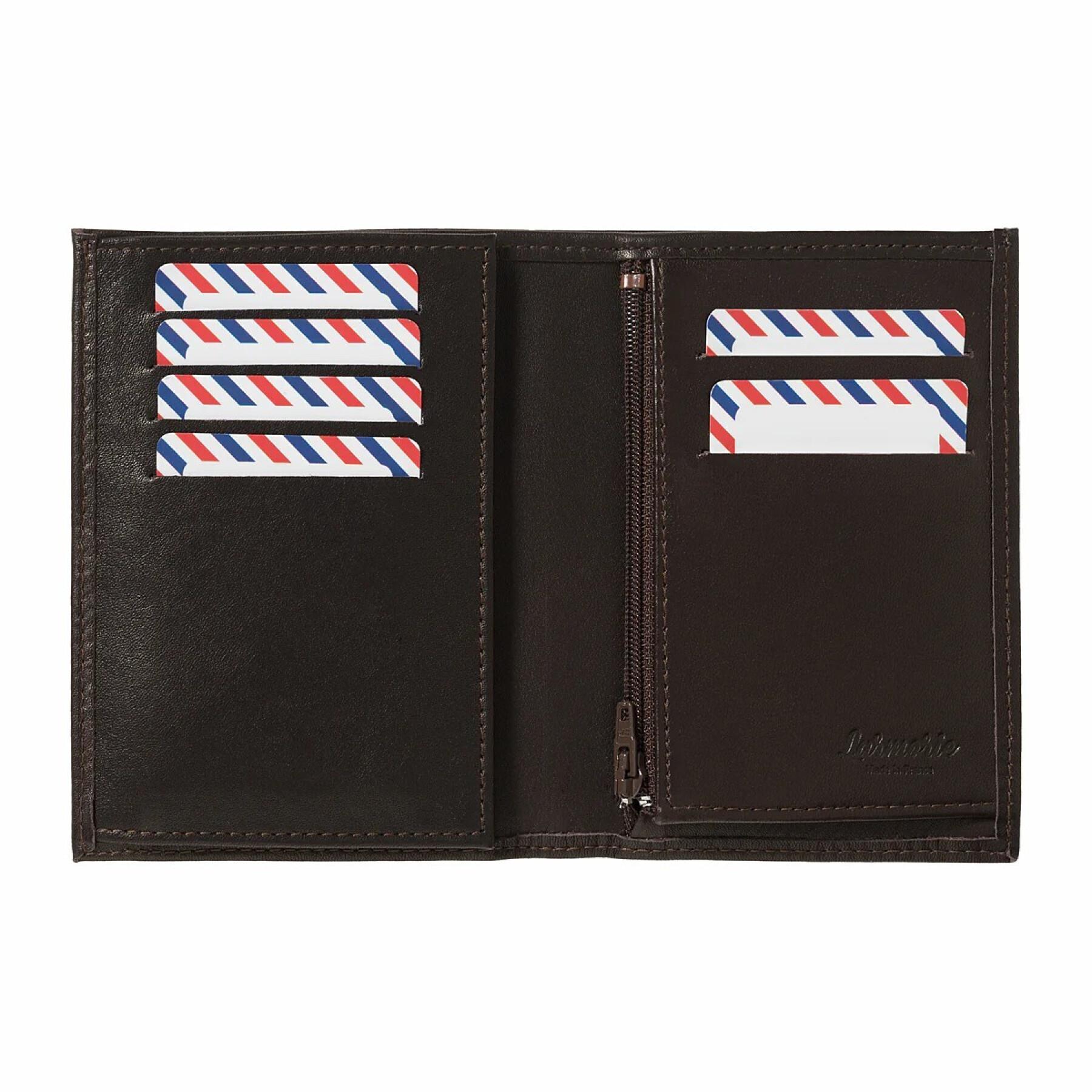 Smooth leather wallet for children Larmorie Victor