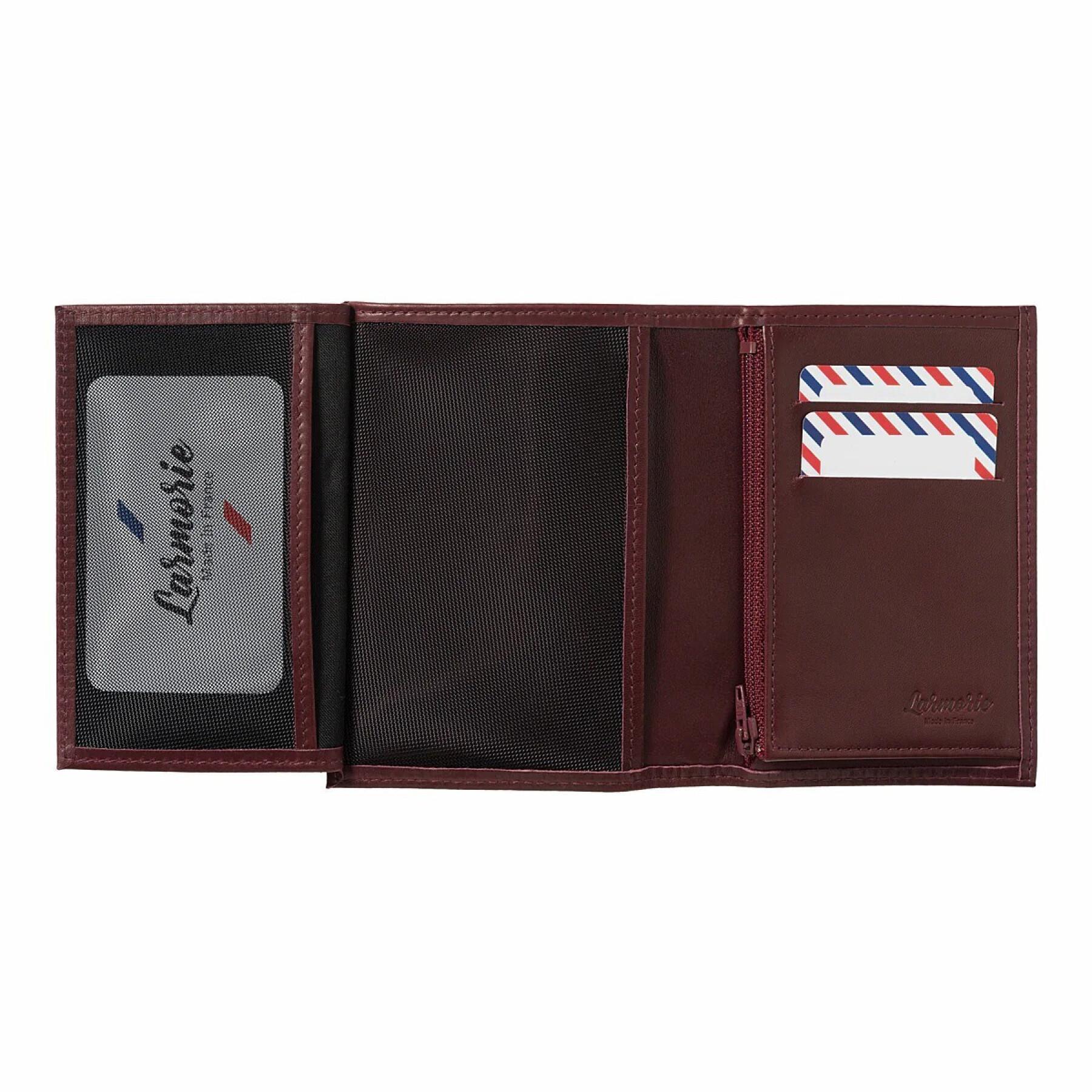 Smooth leather wallet for children Larmorie Victor