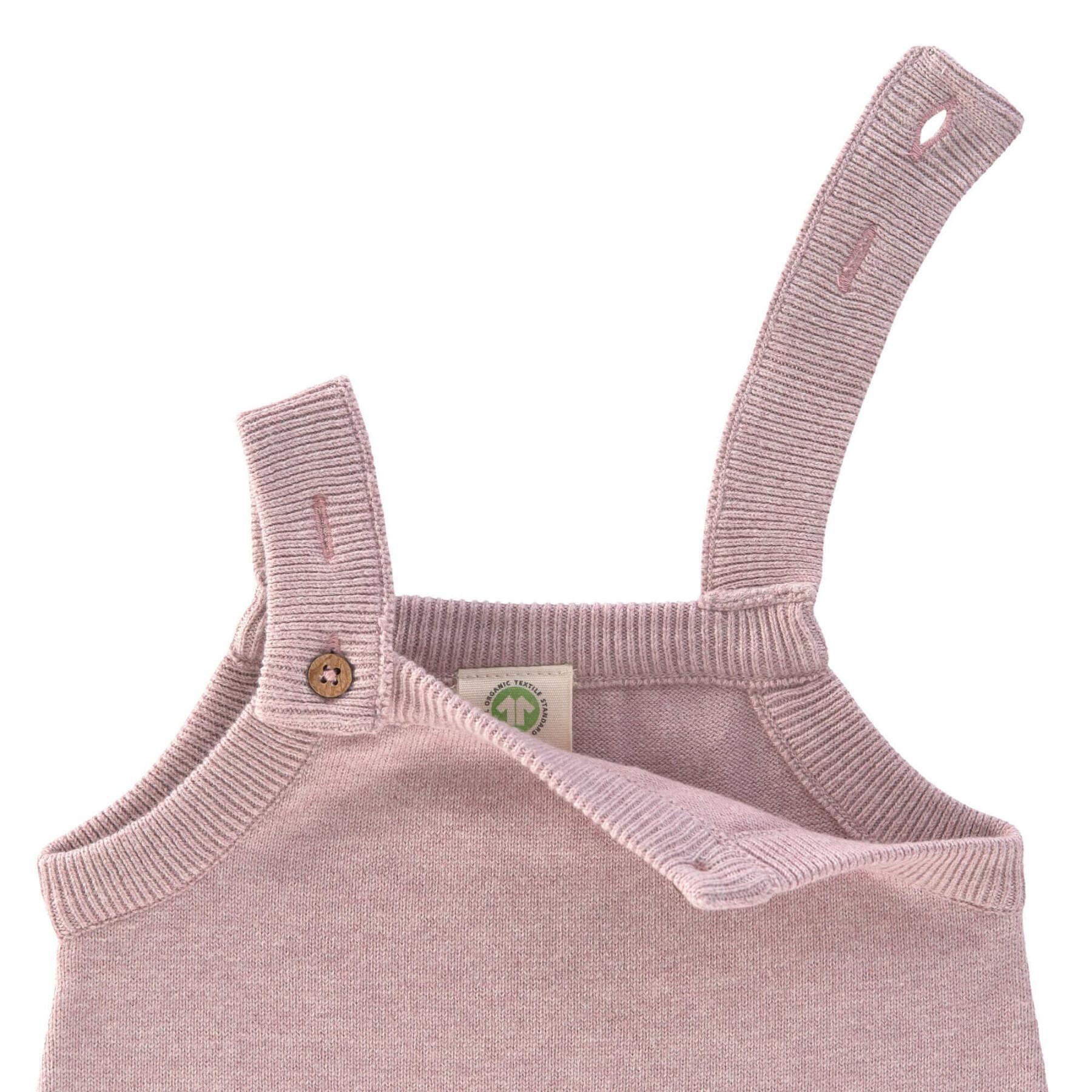 Baby girl short knitted jumpsuit Lässig Garden Explorer