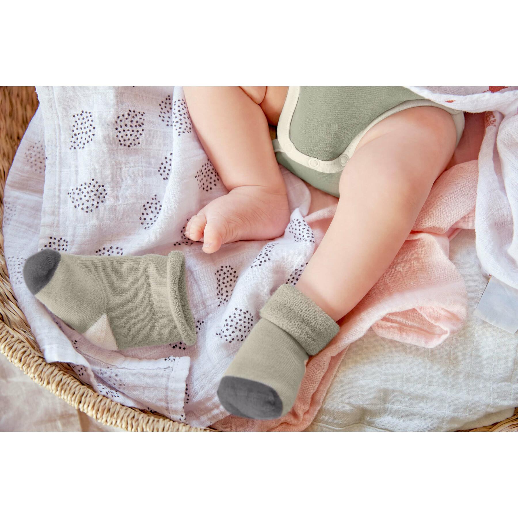 Set of 3 pairs of baby socks Lässig Gots