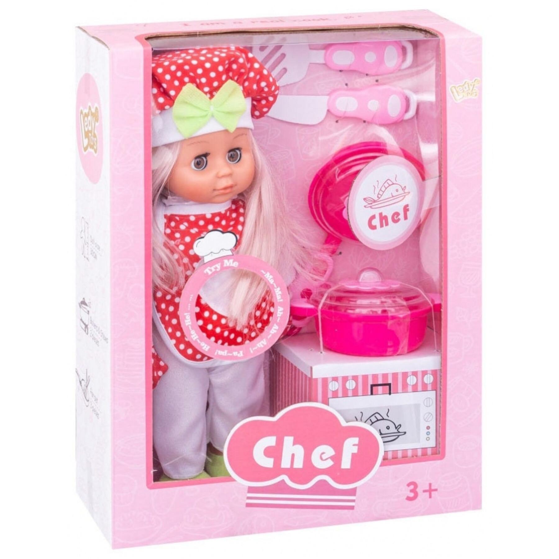 Baking doll with 12 sounds Ledy Toys
