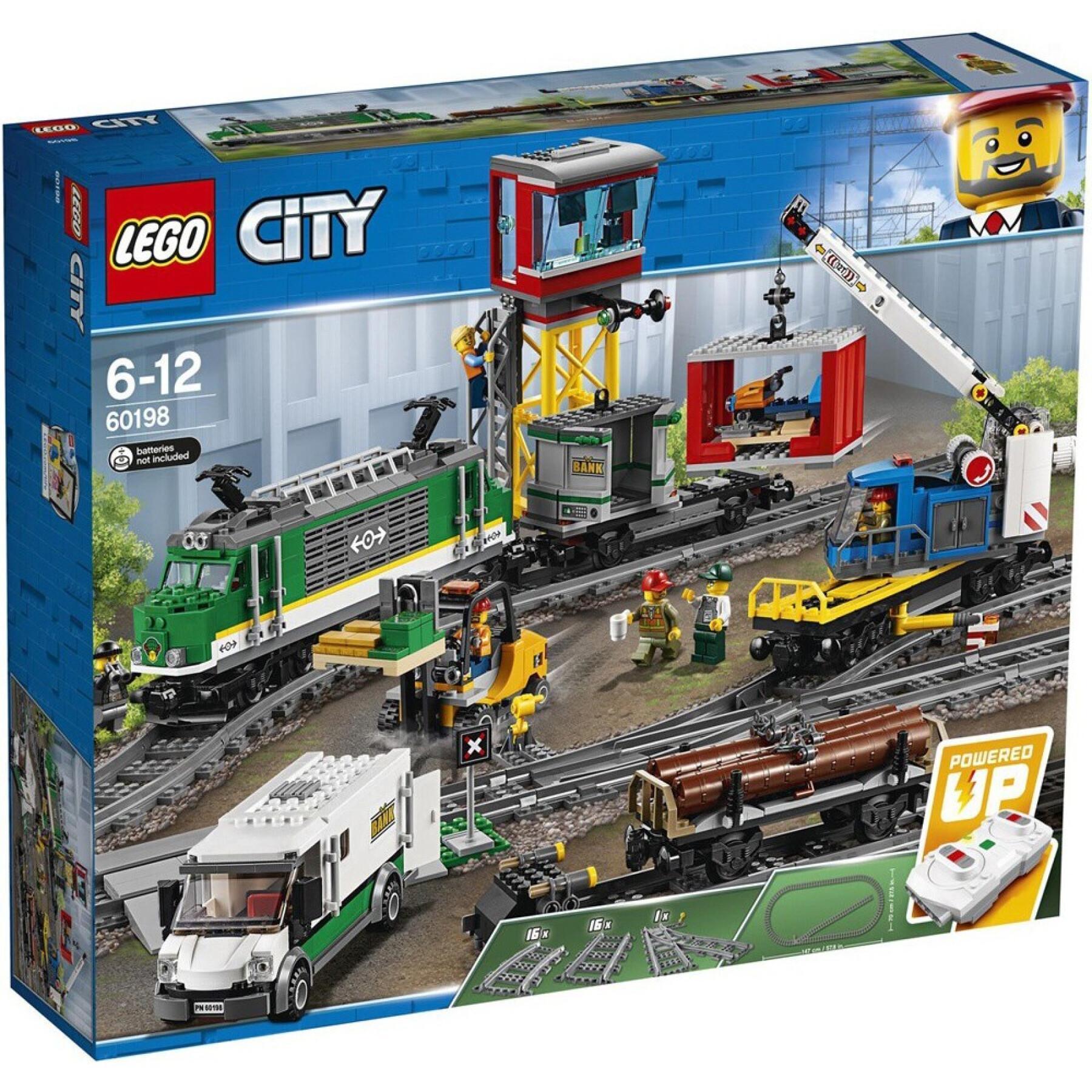 Freight train building sets Lego RC City