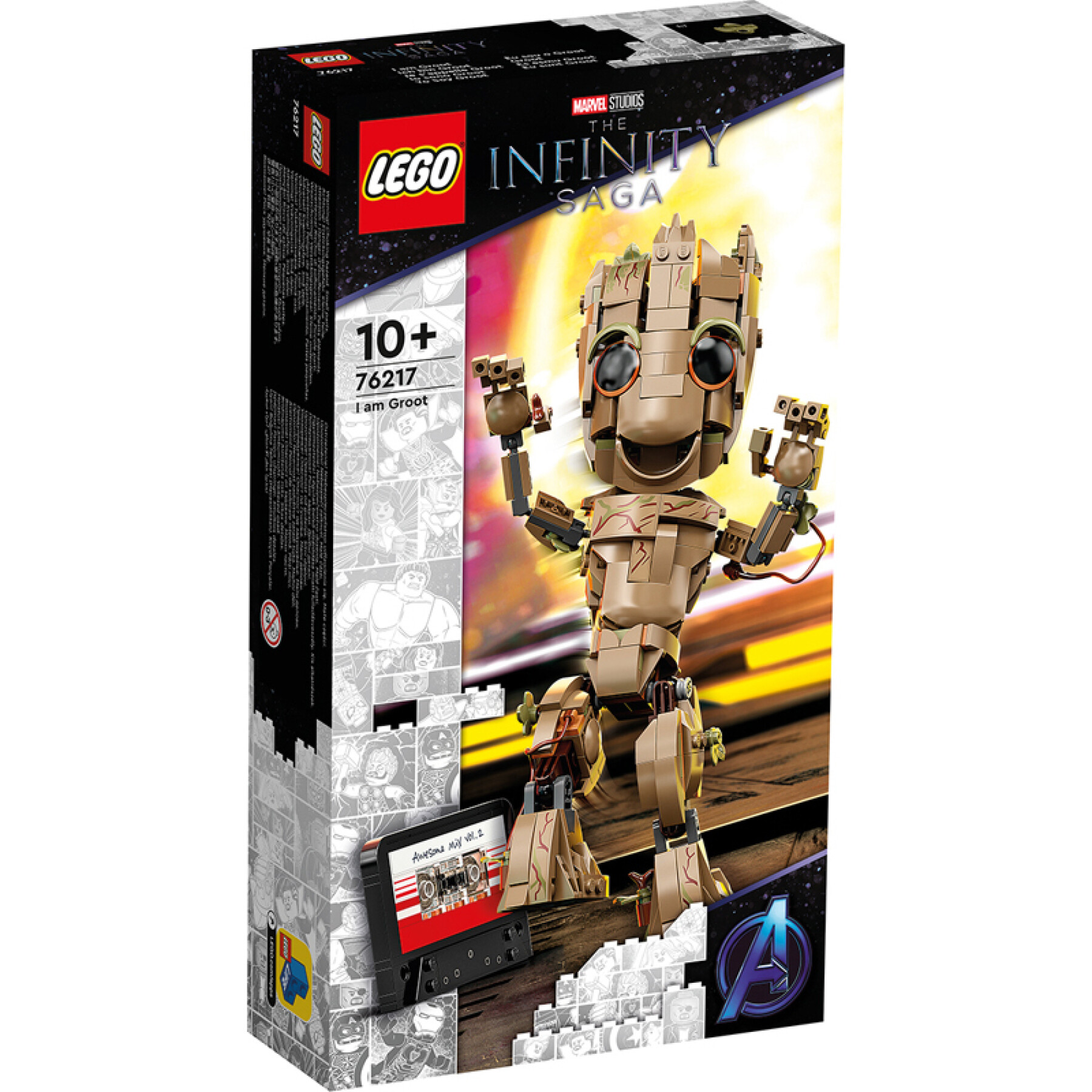 Building sets my name is groot marvel Lego
