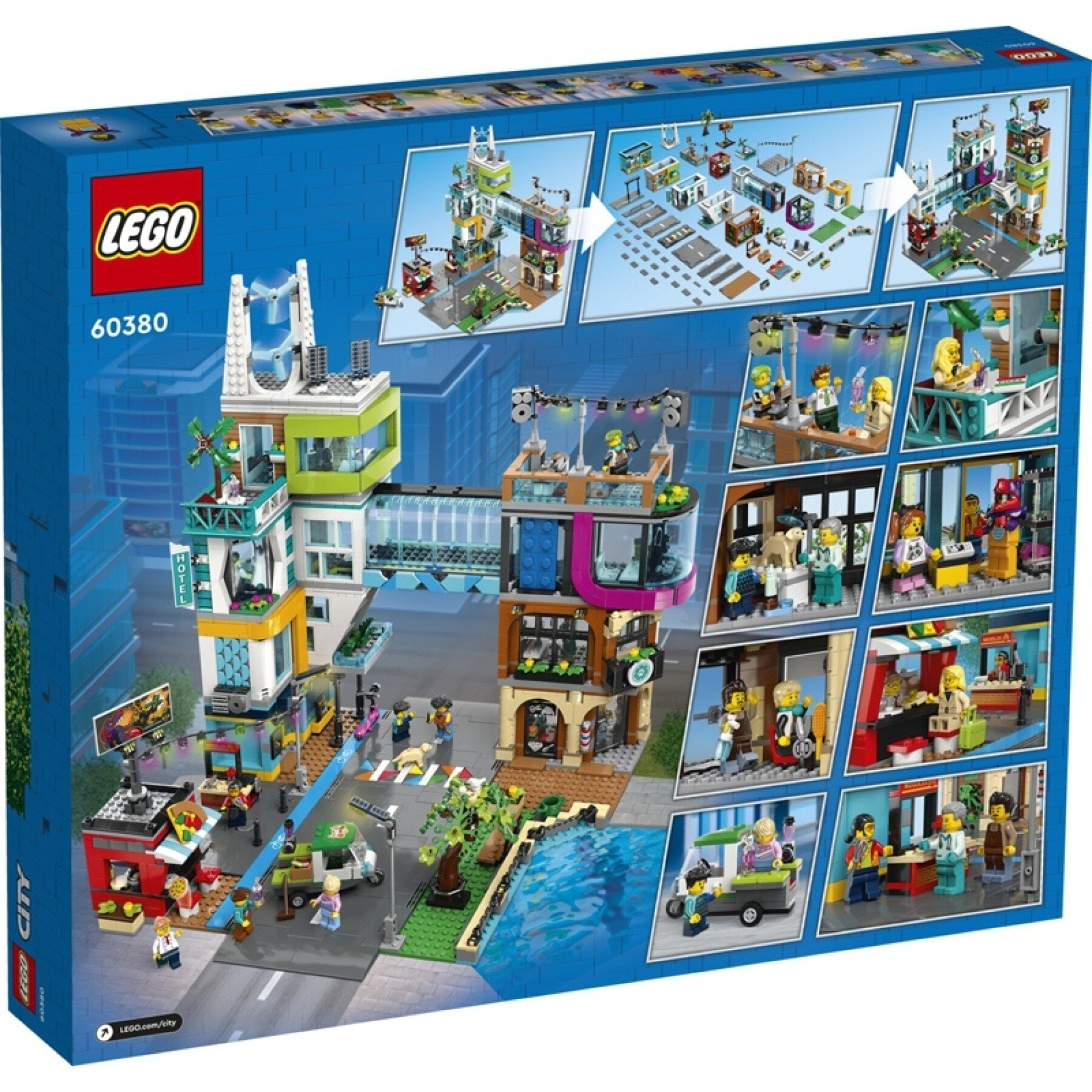 Building sets downtown Lego City