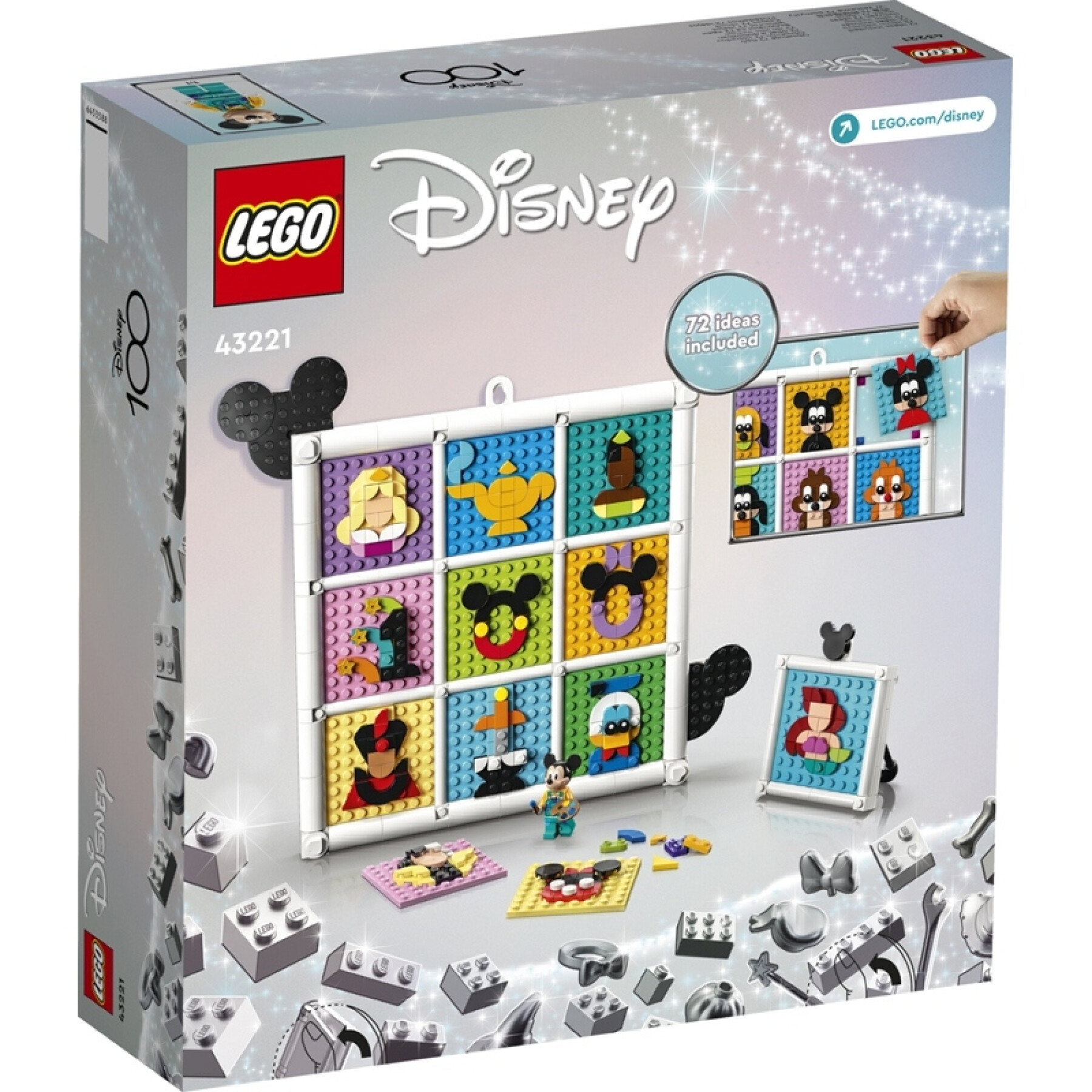 Building sets 100 years icons Lego Disney