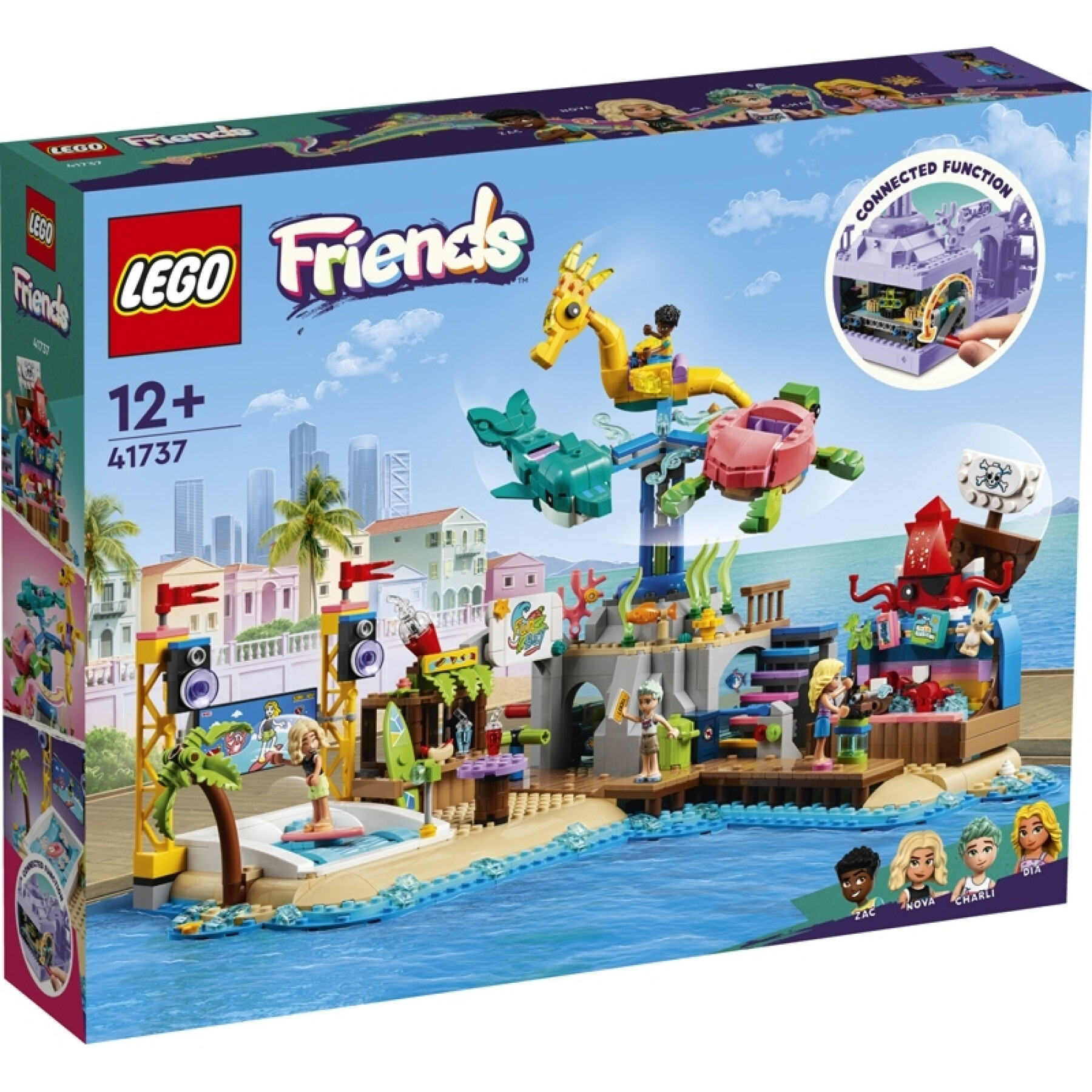Construction games amusement park beach Lego Friends