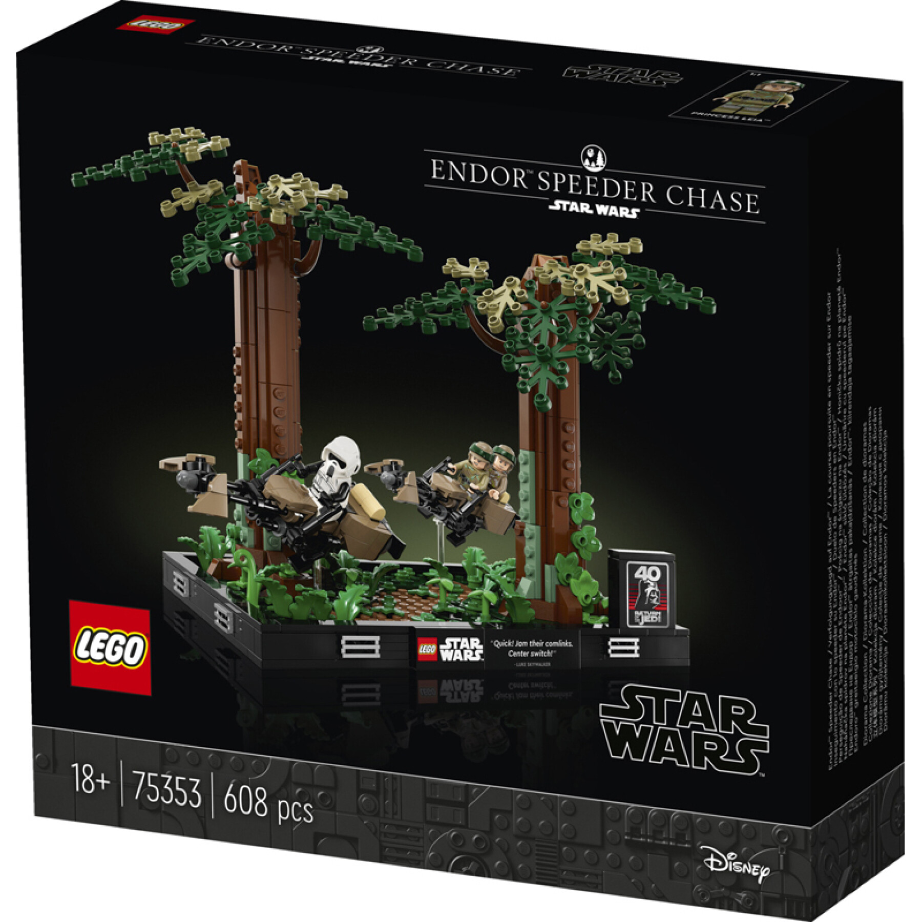 Building sets diorama pursuit speeder Lego Star Wars