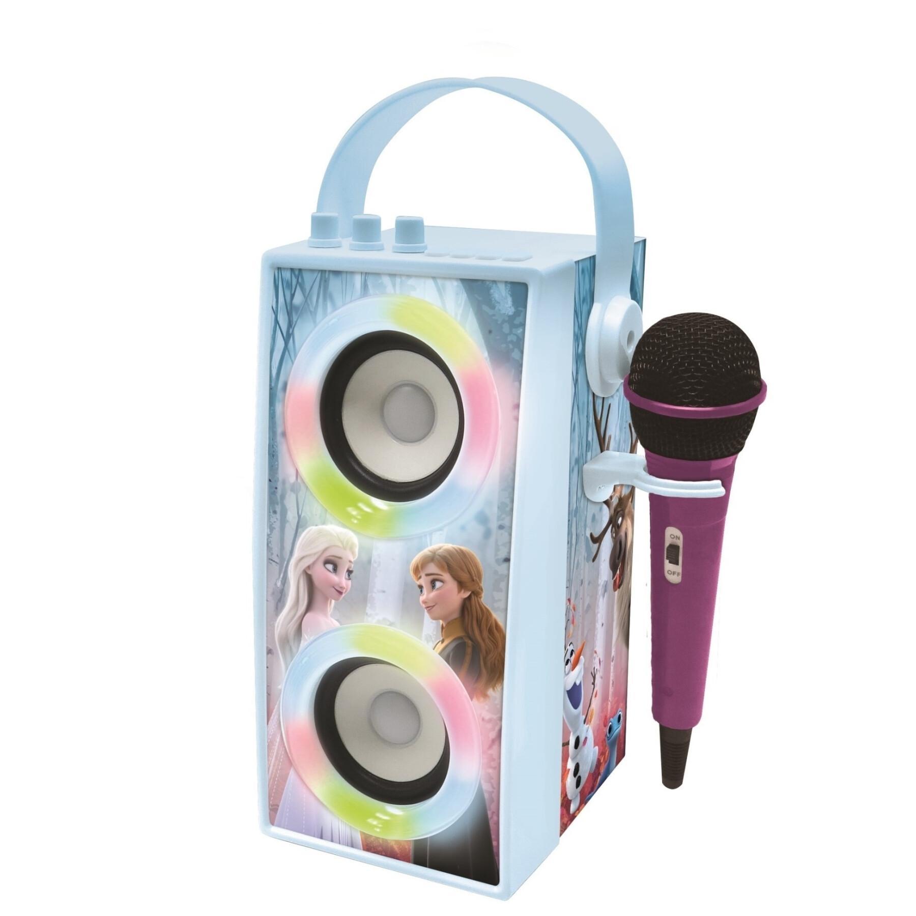 Snow Queen bluetooth® portable trendy speaker + microphone and light effects Lexibook