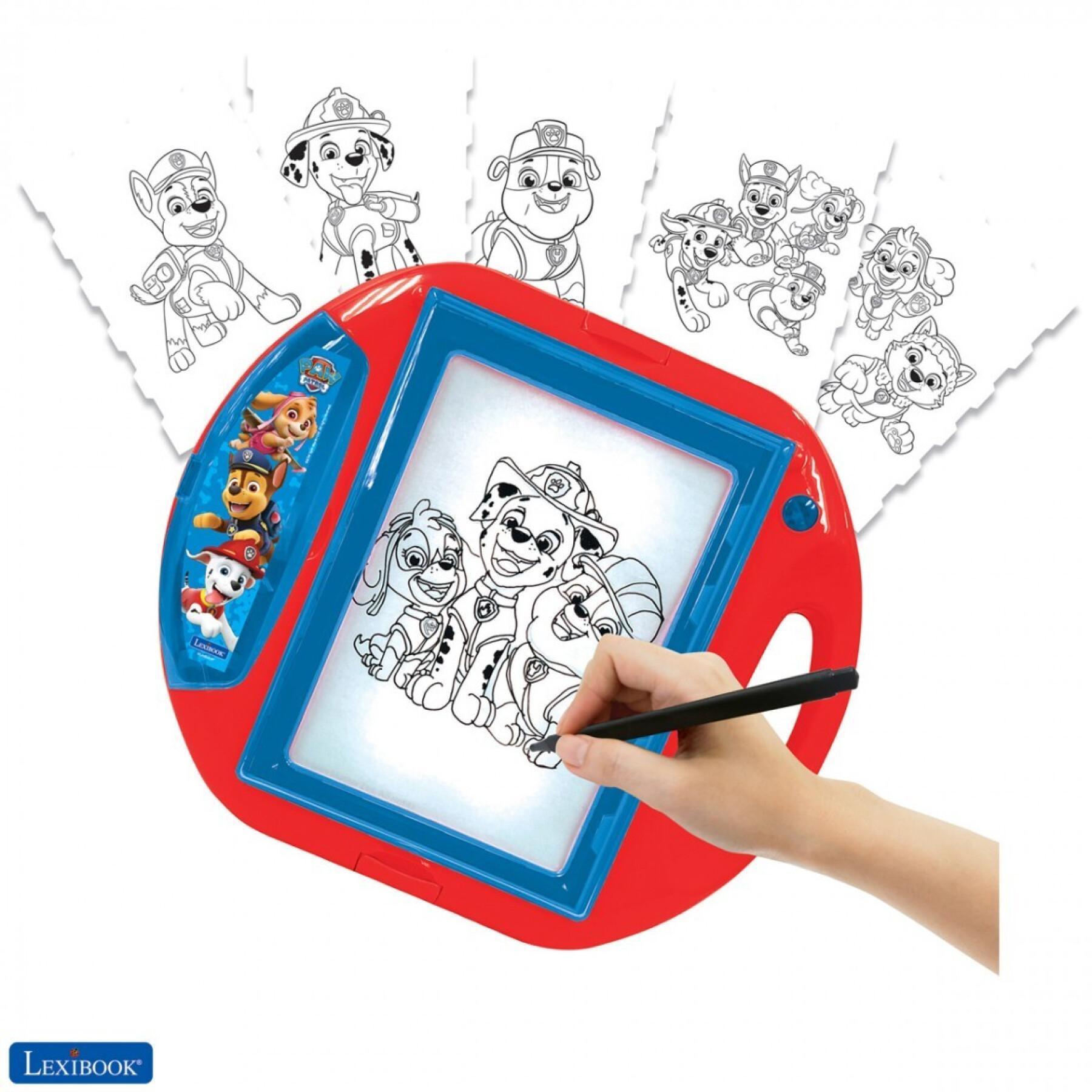 Educational projector tablet + templates and stamps Lexibook Pat’ Patrouille
