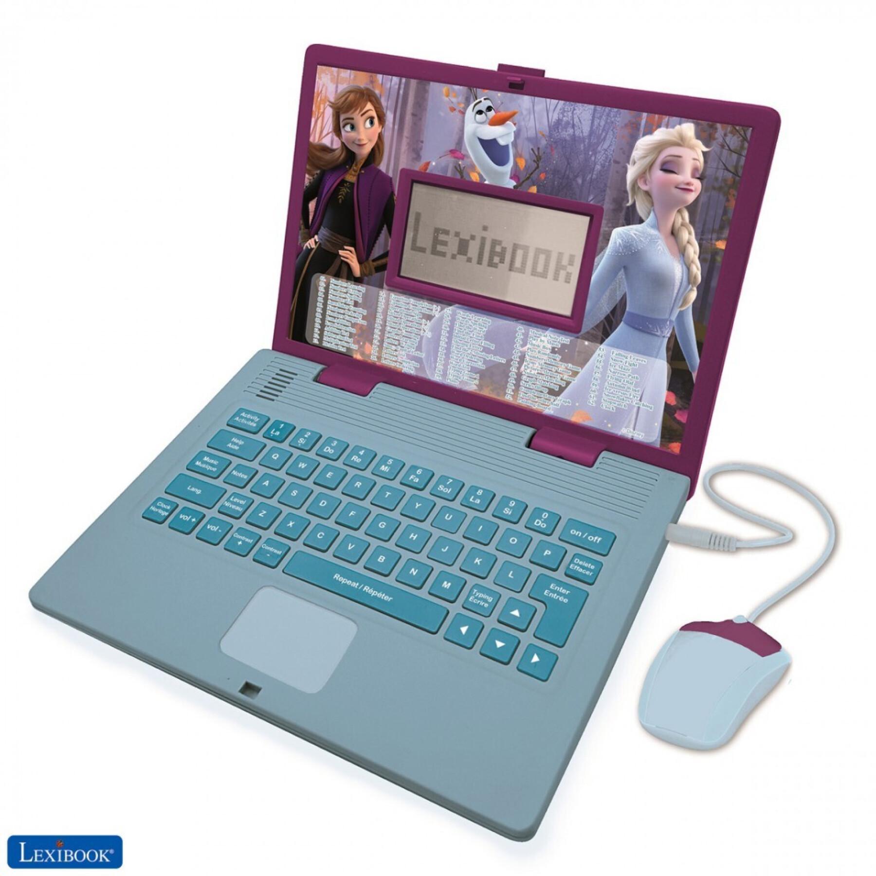 Educational games bilingual computer the snow queen of124 activities in english / french Lexibook