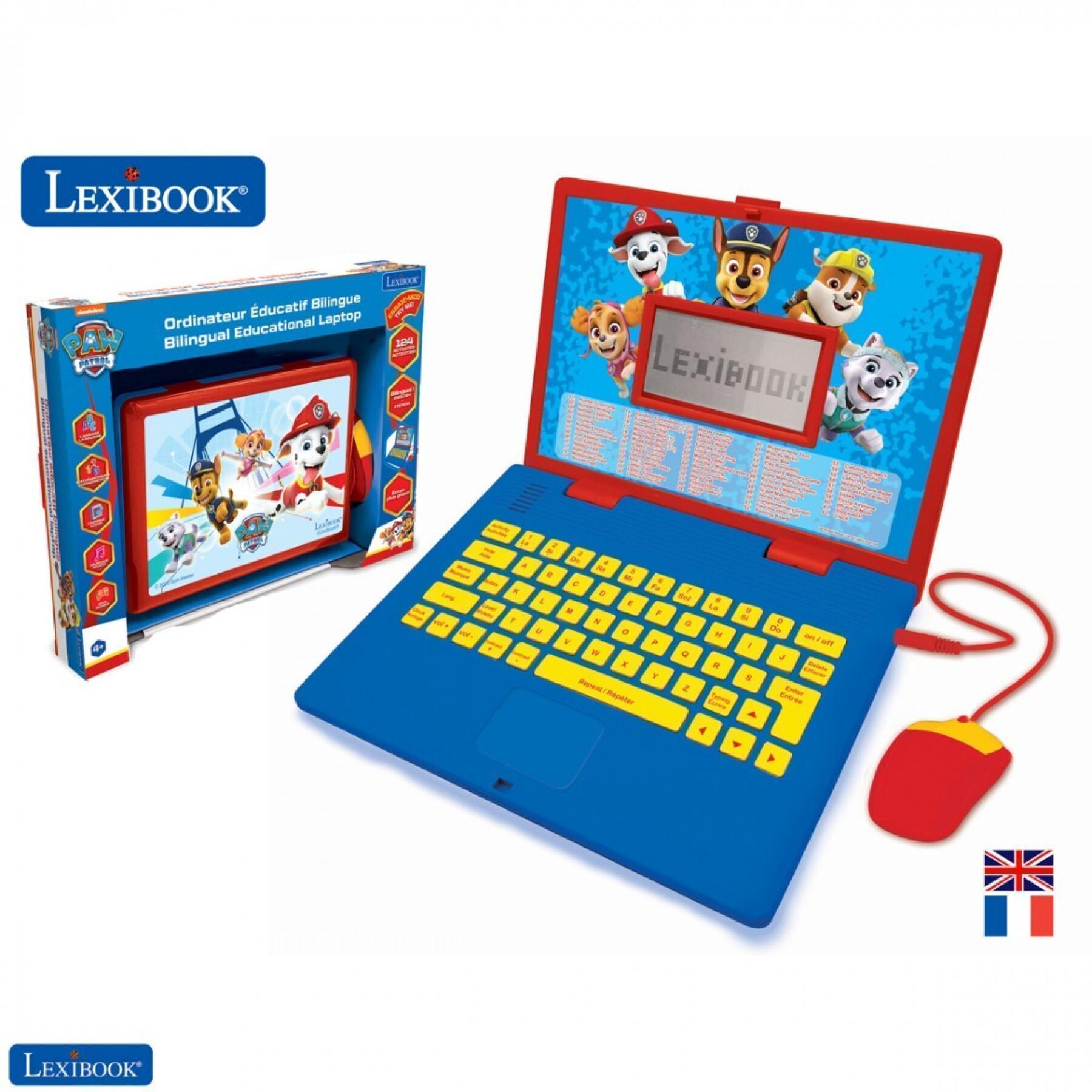 Educational games bilingual computer patrol 124 activities in English / French Lexibook