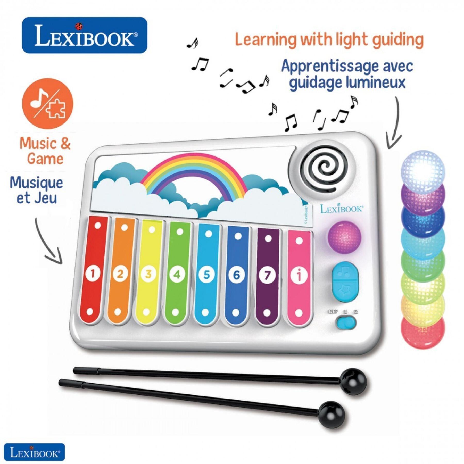 Xylophone with light music learning Lexibook