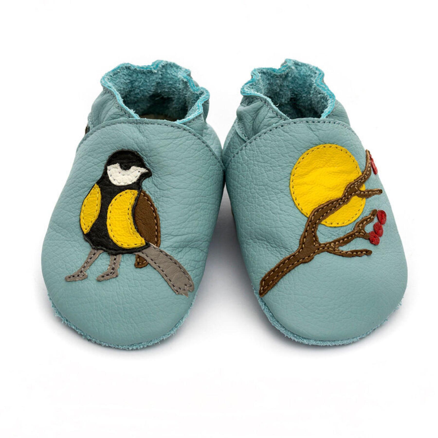 Soft baby boy slippers Liliputi Chirp