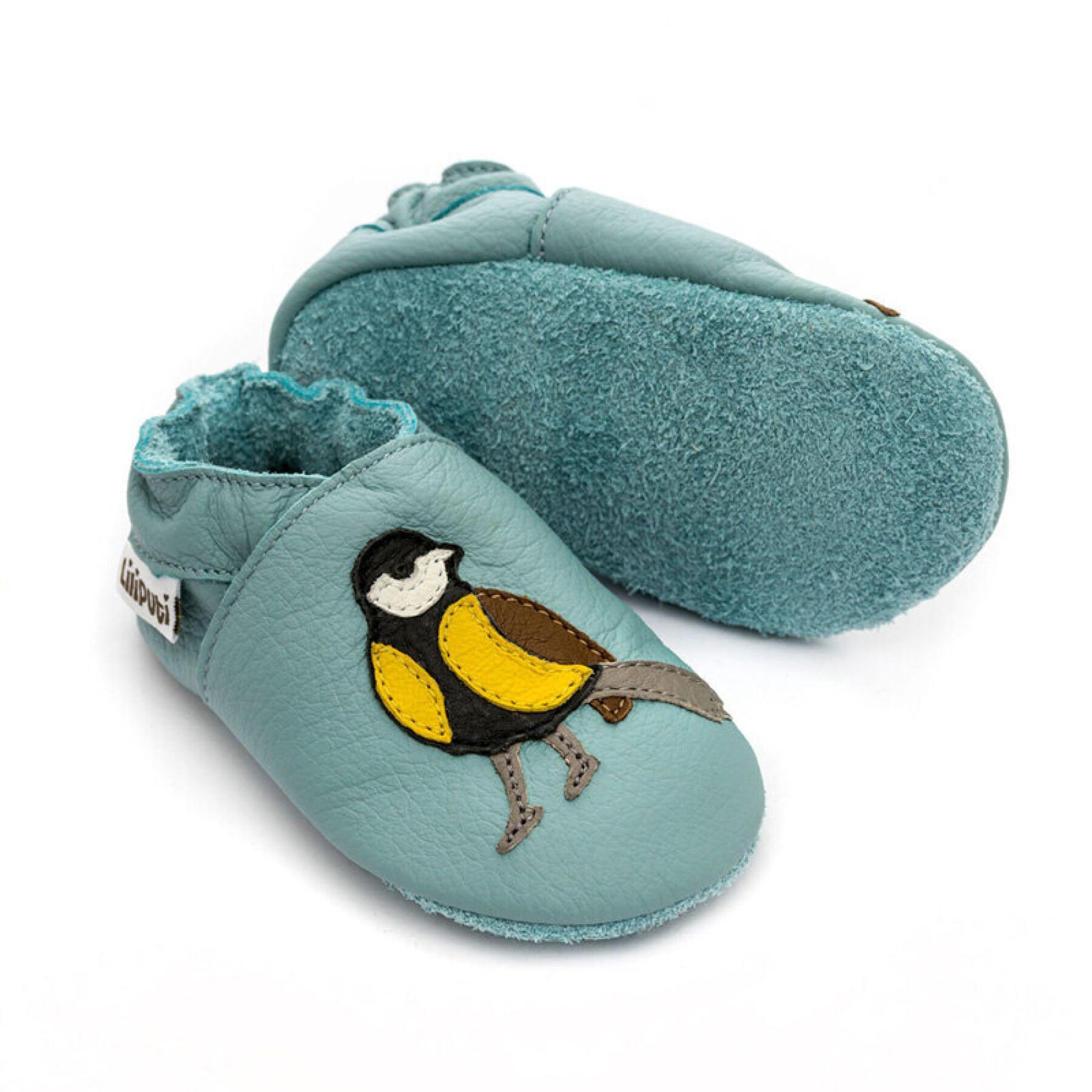 Boys' soft slippers Liliputi Chirp