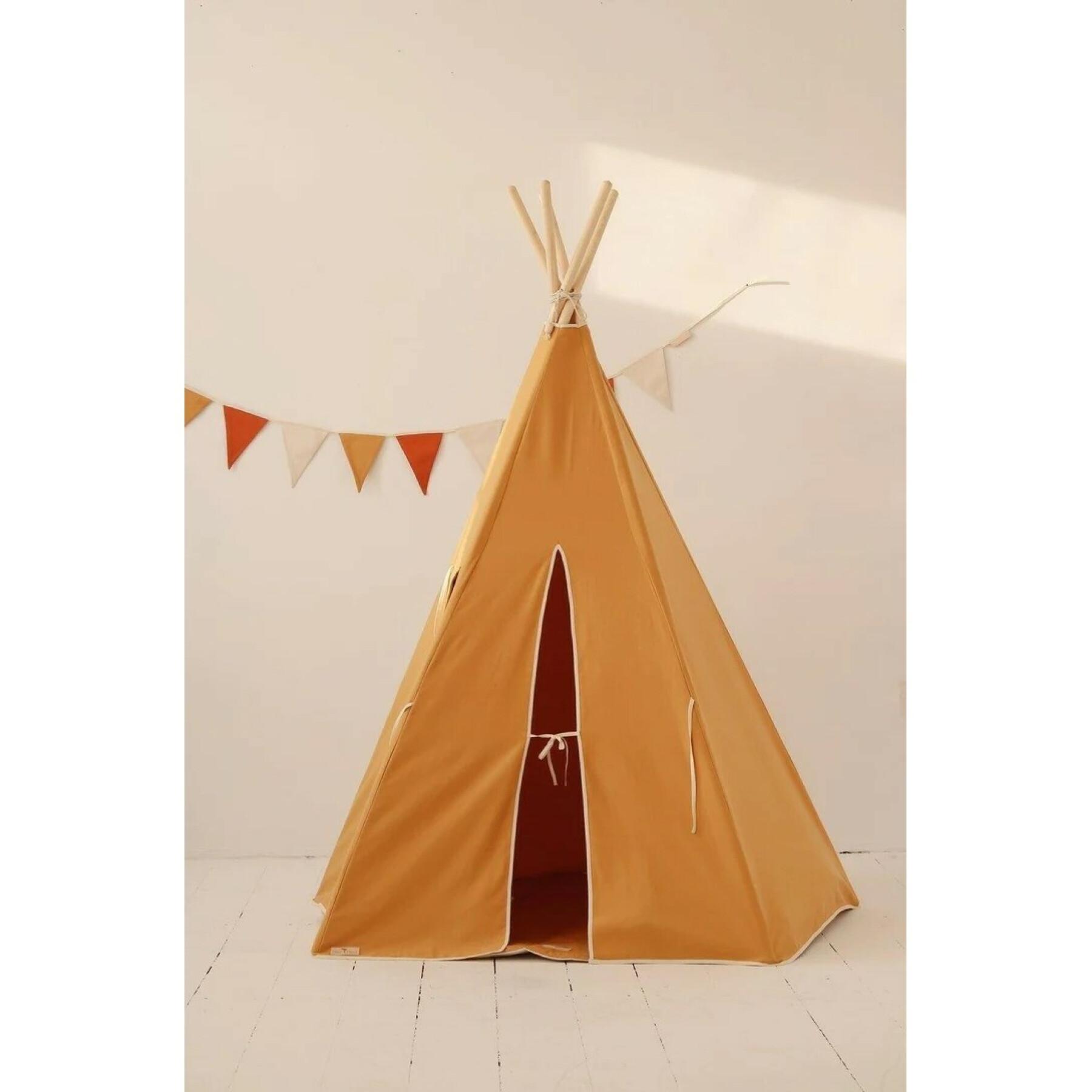Children's teepee and carpet set Moi Mili "Ocre"