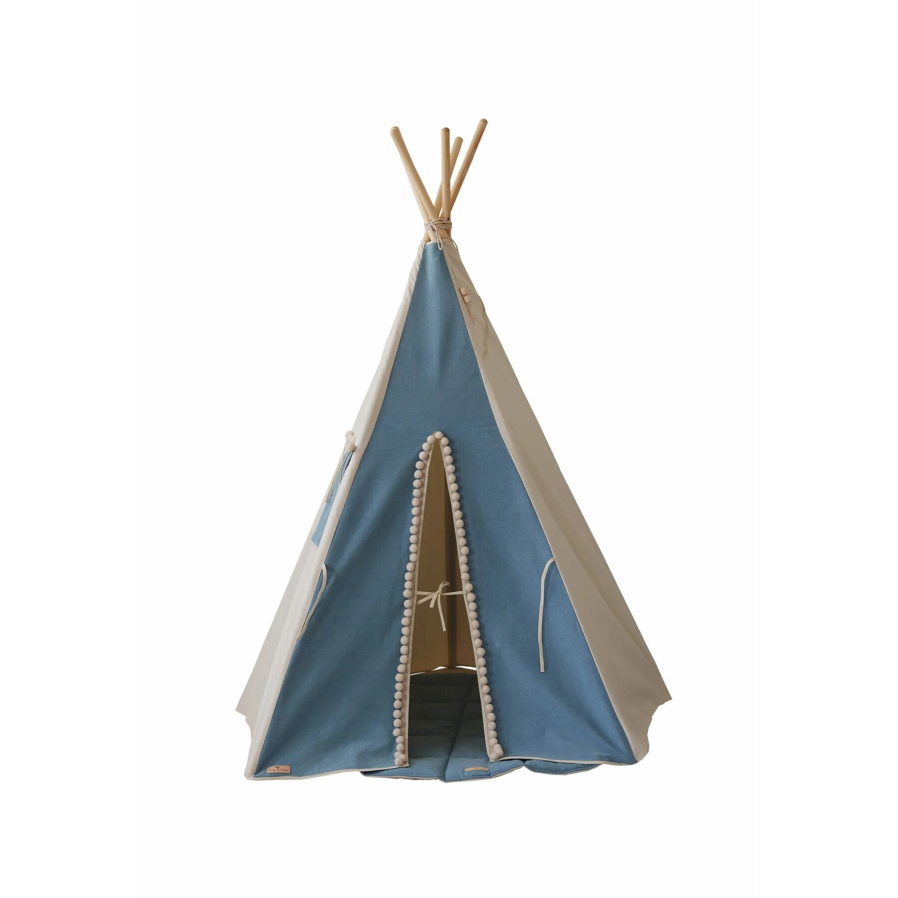 Children's tipi tent with pompons Moi Mili Jeans