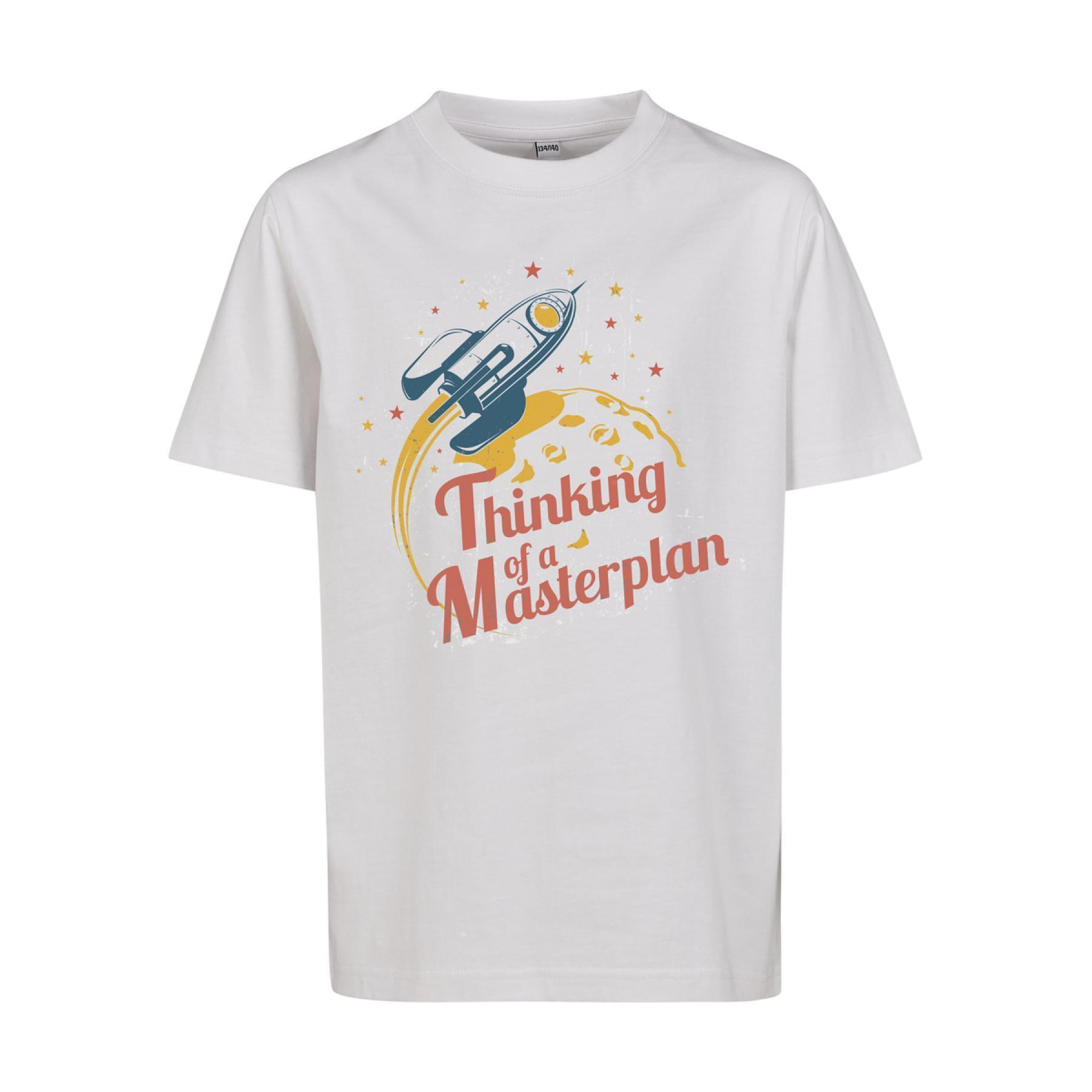 Child's T-shirt Mister Tee thinking of a masterplan