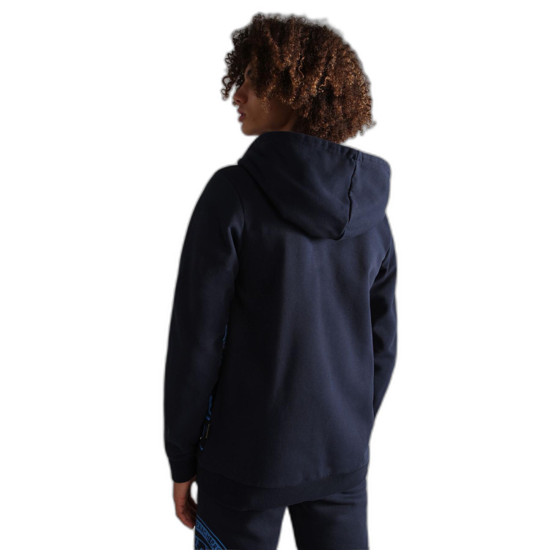 Sweatshirt full zip hooded child Napapijri B-Boreale