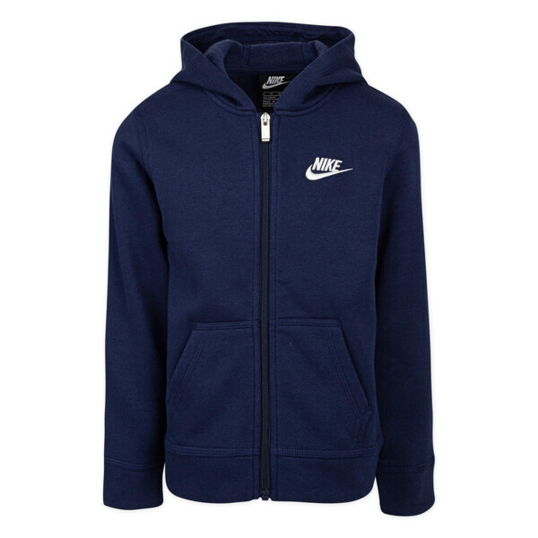 Baby boy hoodie Nike Club Fleece FZ