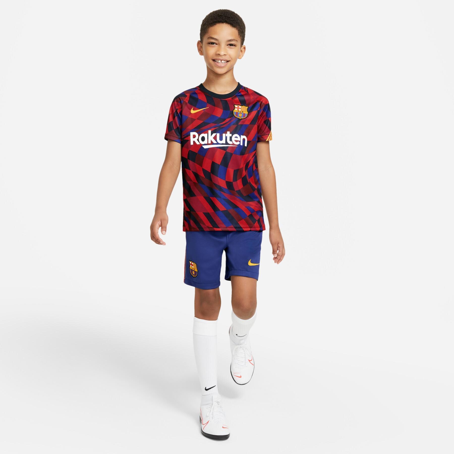 Children's shorts home barcelona 2020/21