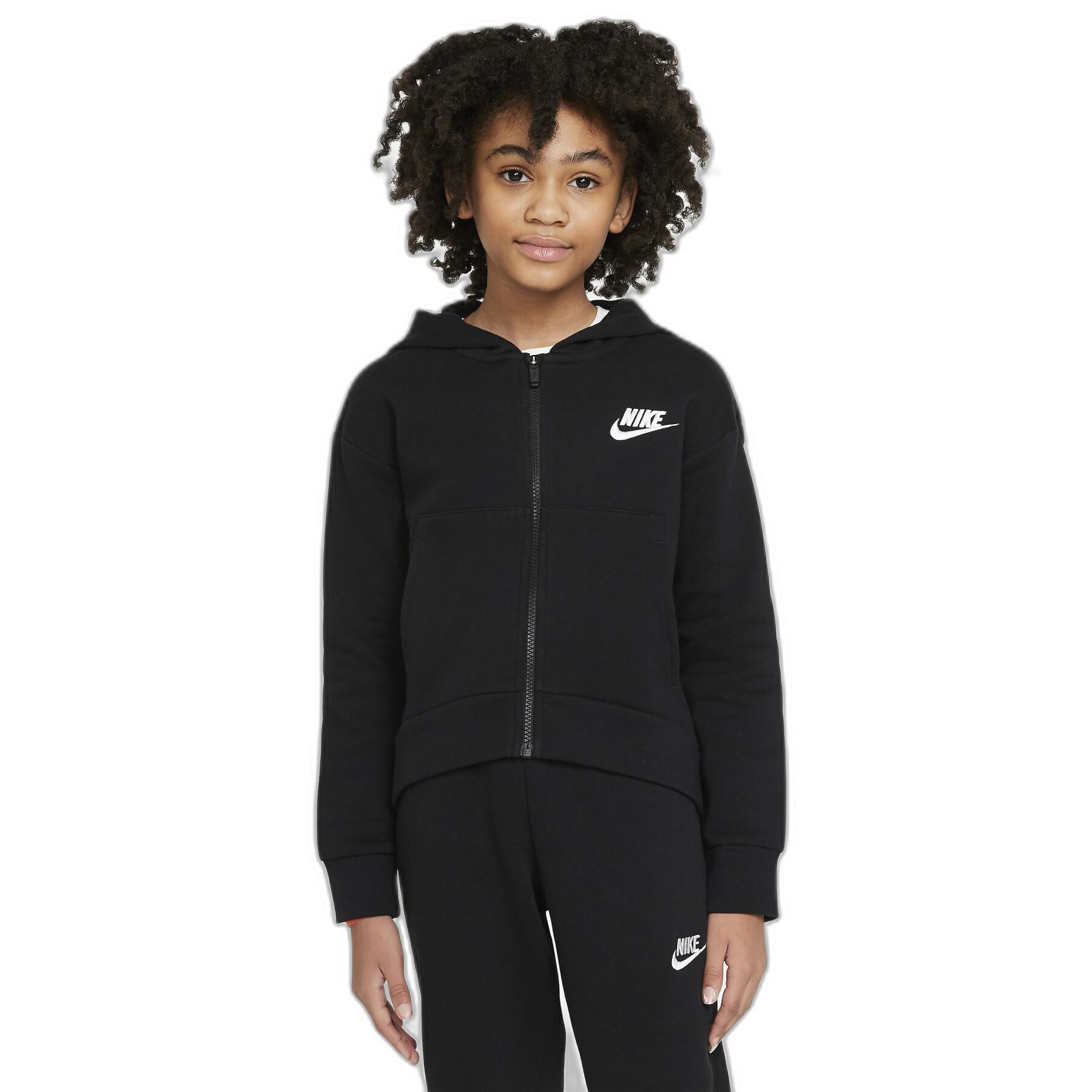 Girl's fleece hoodie Nike Club